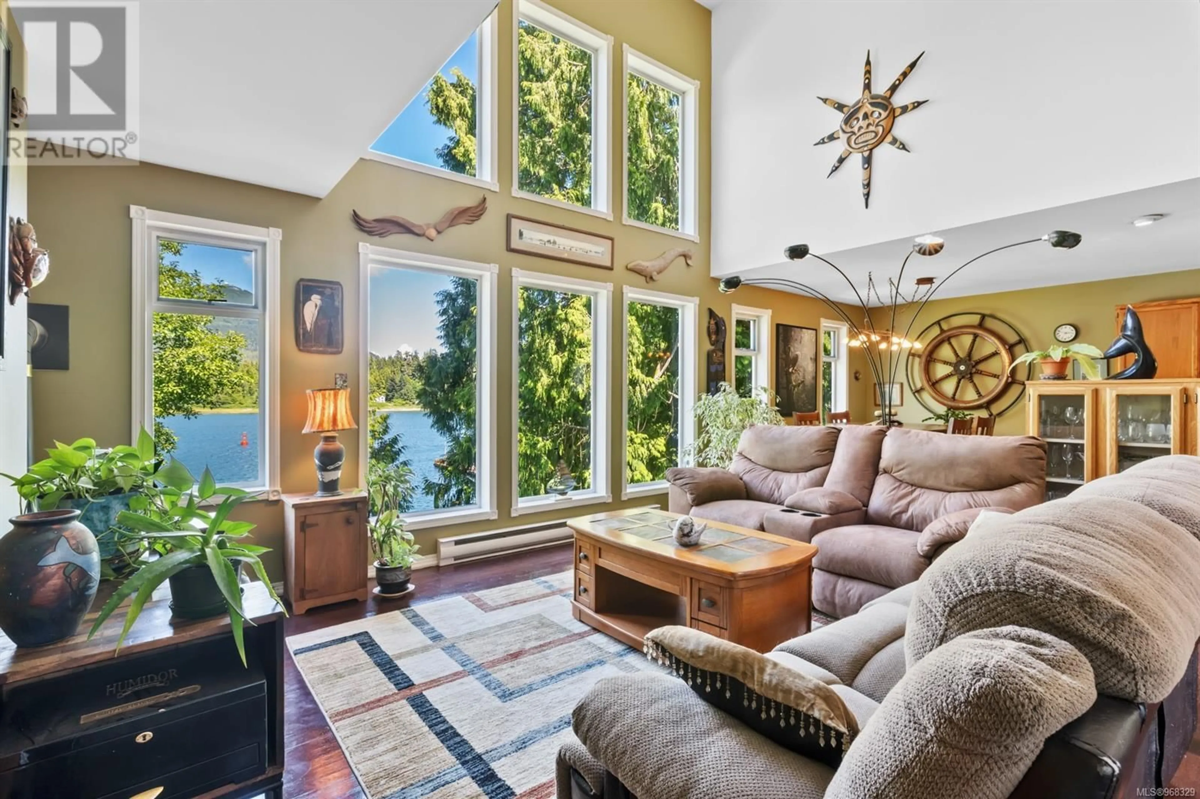 A pic from outside/outdoor area/front of a property/back of a property/a pic from drone, water/lake/river/ocean view for 131 GARDEN STREET, Ucluelet British Columbia V0R3A0