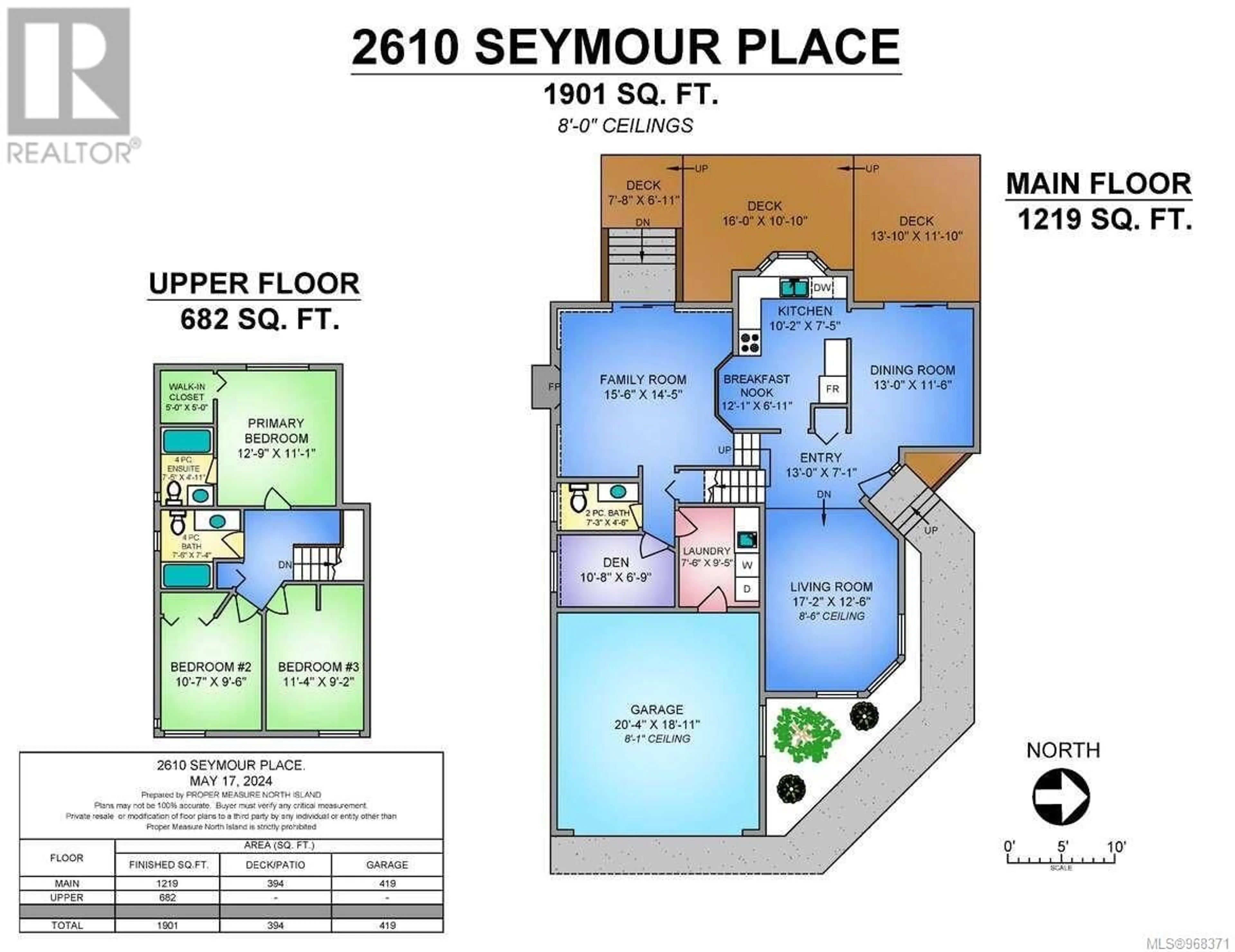 Floor plan for 2610 Seymour Pl, Campbell River British Columbia V9H1S3