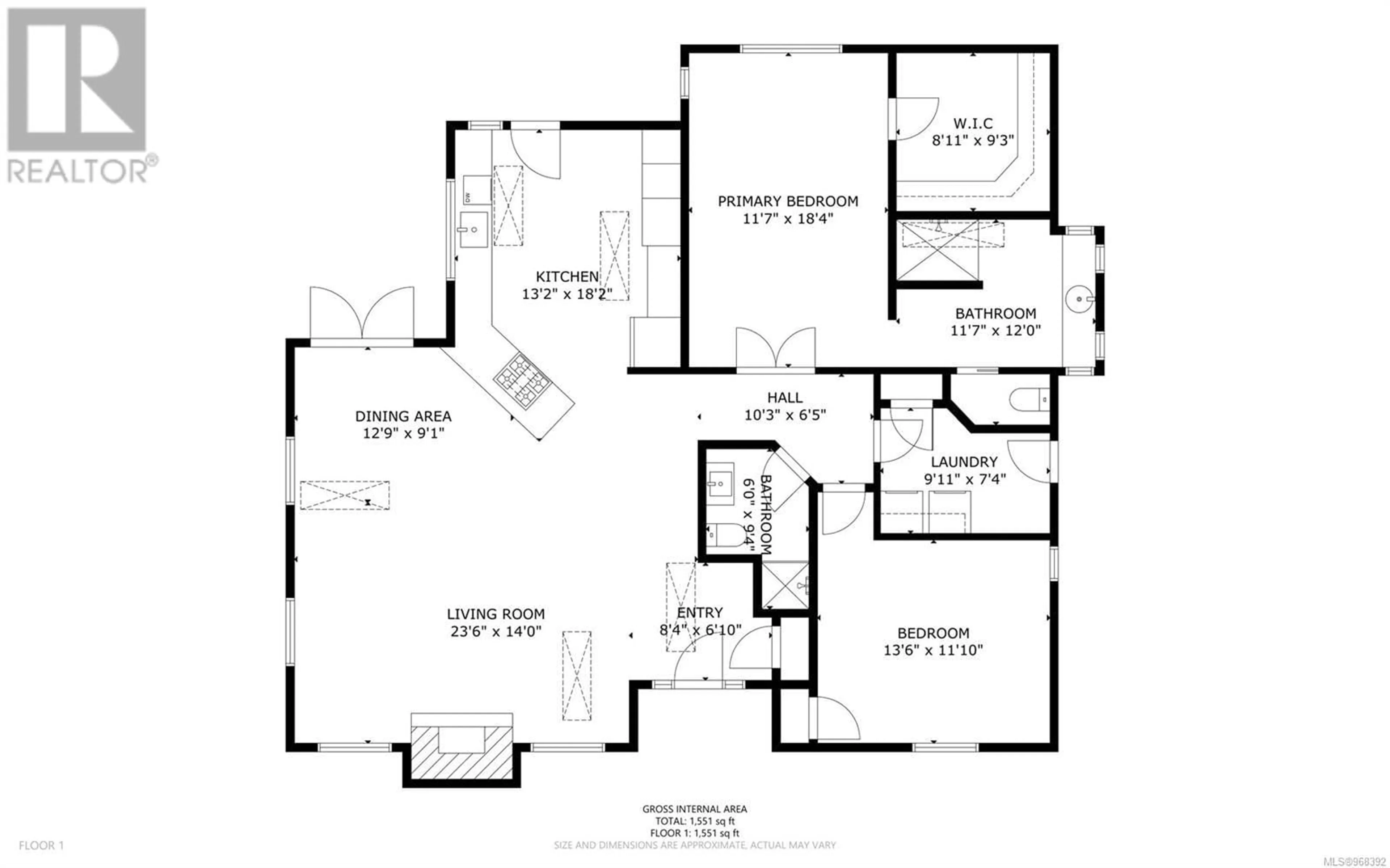 Floor plan for 2524 Tyee Dr, Gabriola Island British Columbia V0R1X7