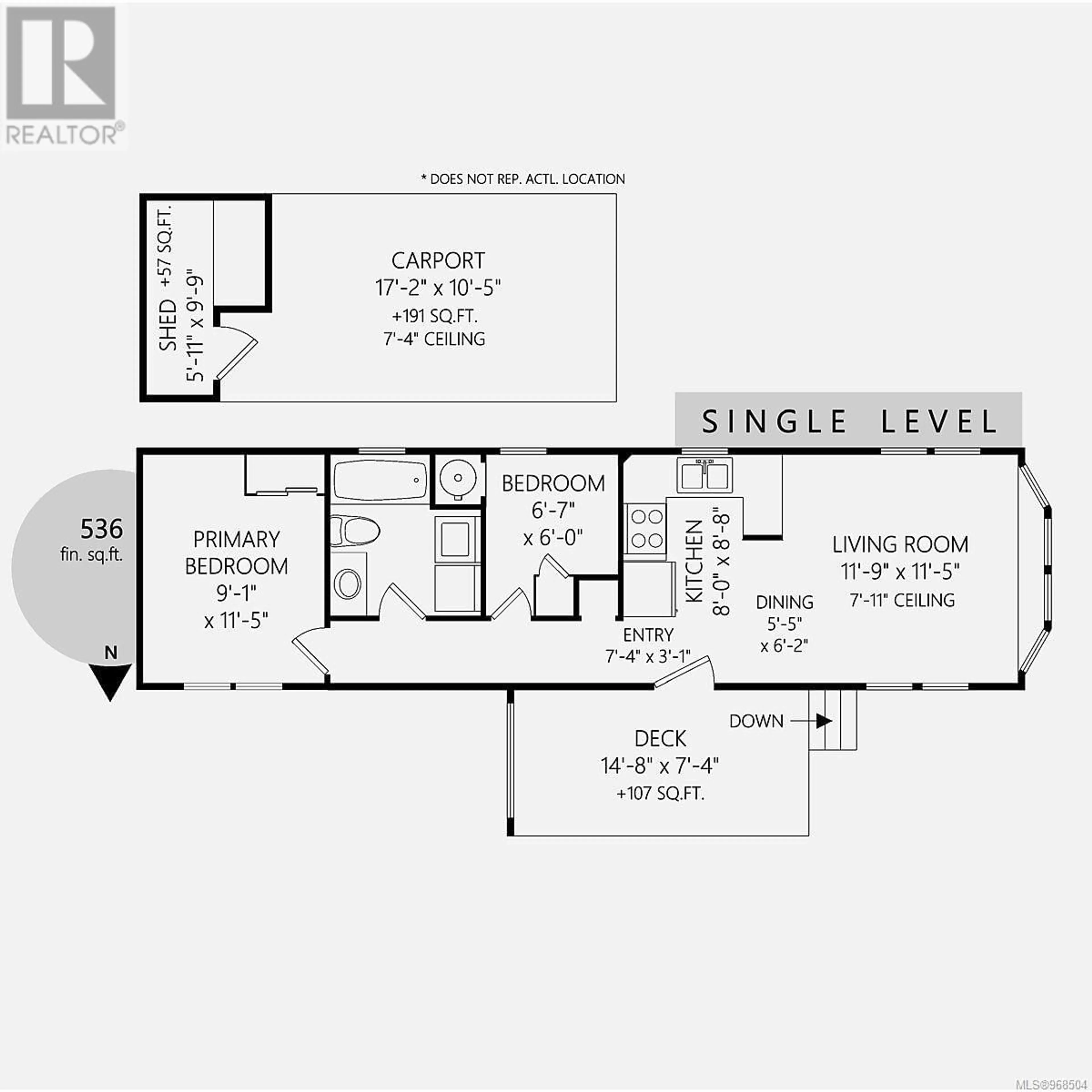 Floor plan for 21 10980 Westdowne Rd, Ladysmith British Columbia V9G1X2