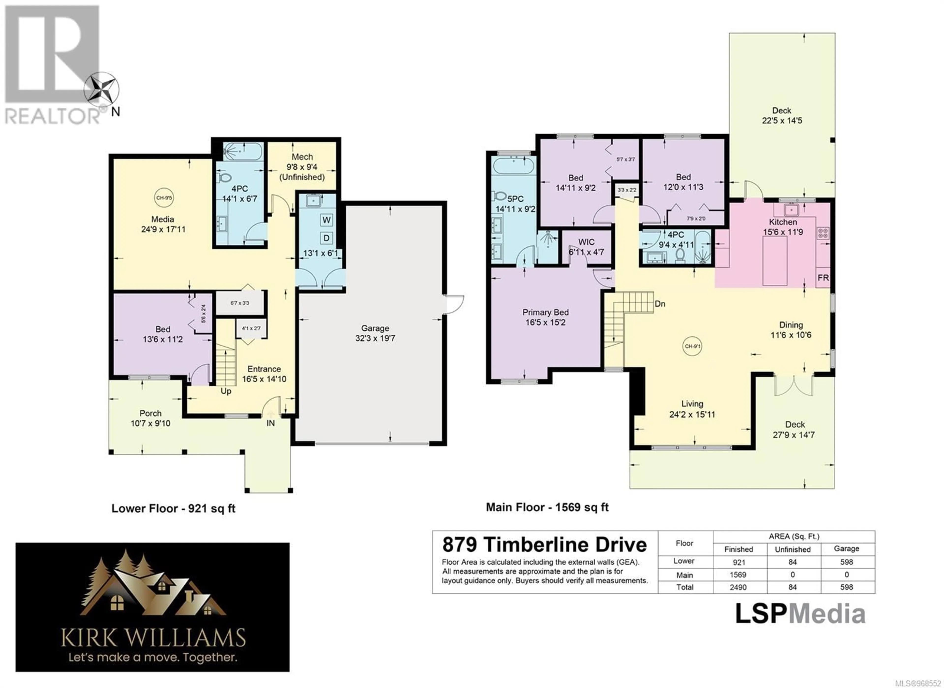 Floor plan for 879 Timberline Dr, Campbell River British Columbia V9H0A8