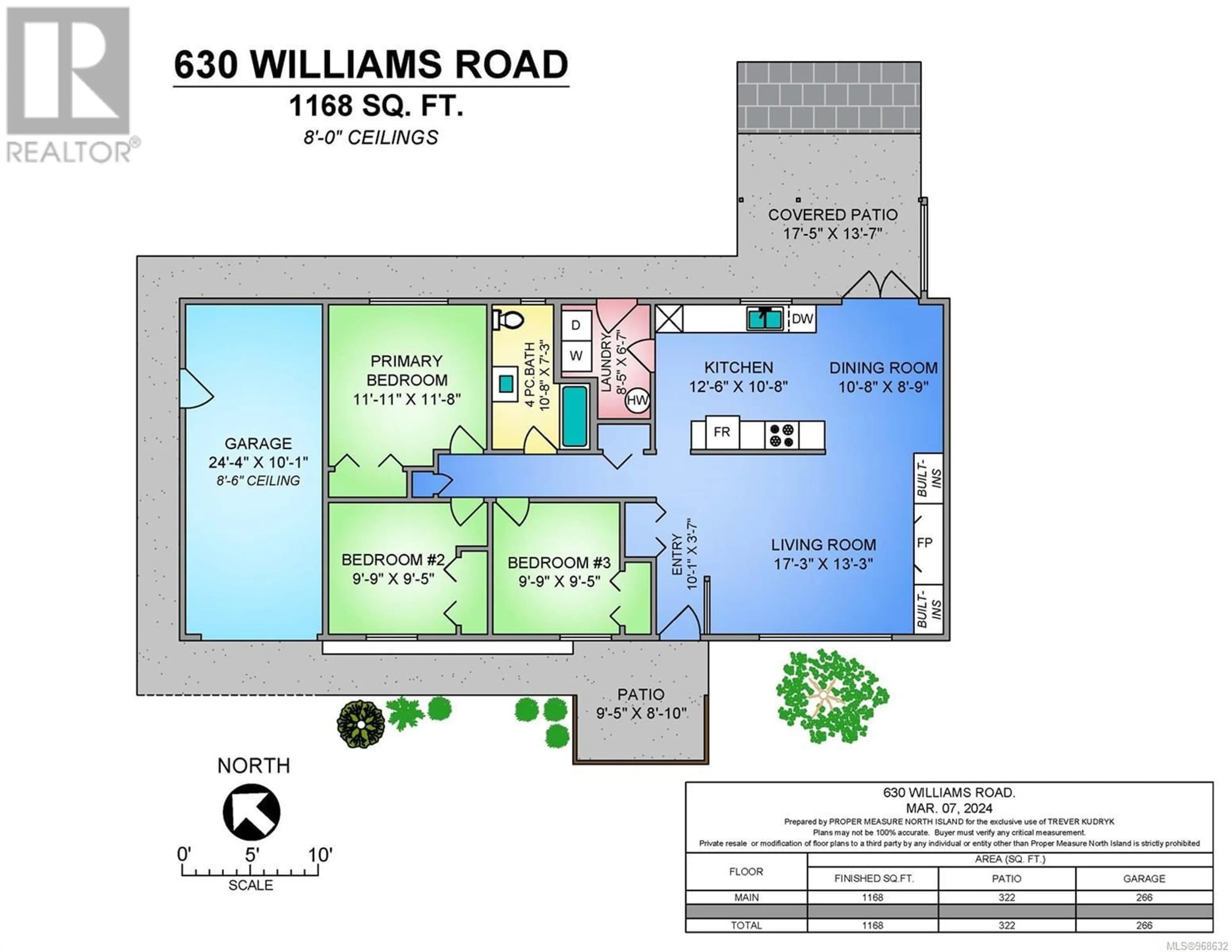 Floor plan for 630 Williams Rd, Courtenay British Columbia V9N6E7