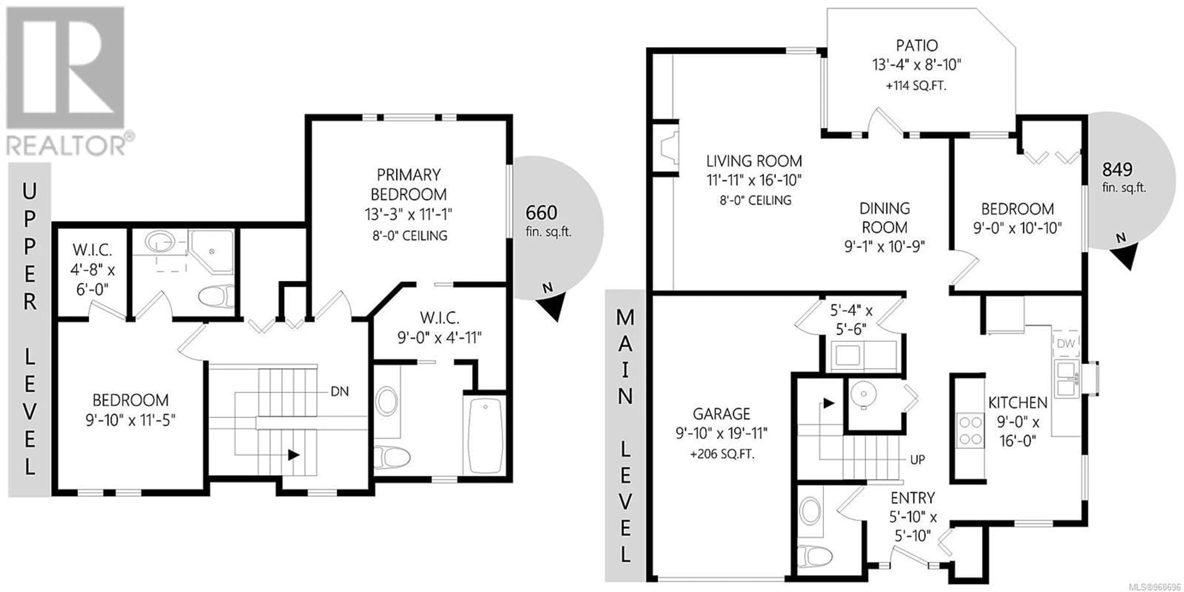 Floor plan for 3 1060 Sutlej St, Victoria British Columbia V8V2V8