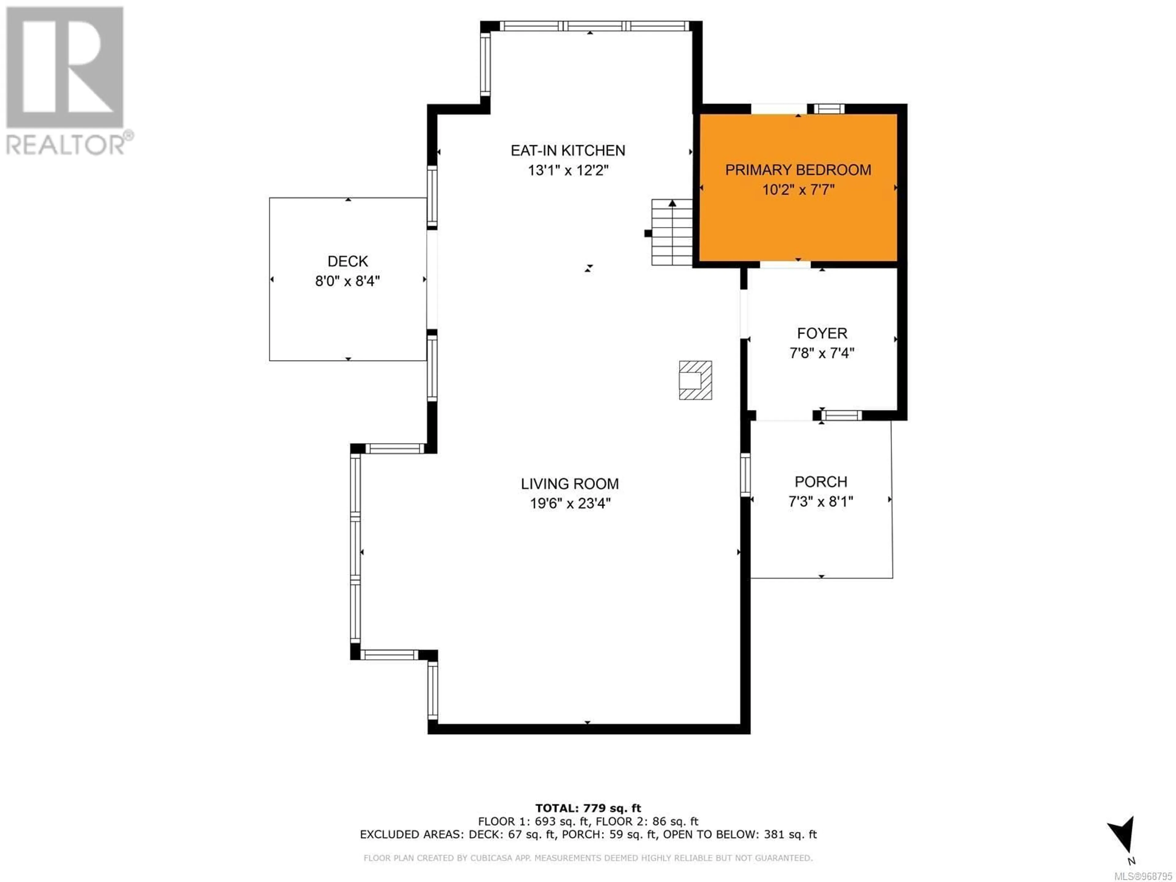 Floor plan for Site 8 - 1815 TIBER BAY ROAD, Cortes Island British Columbia V0P1K0