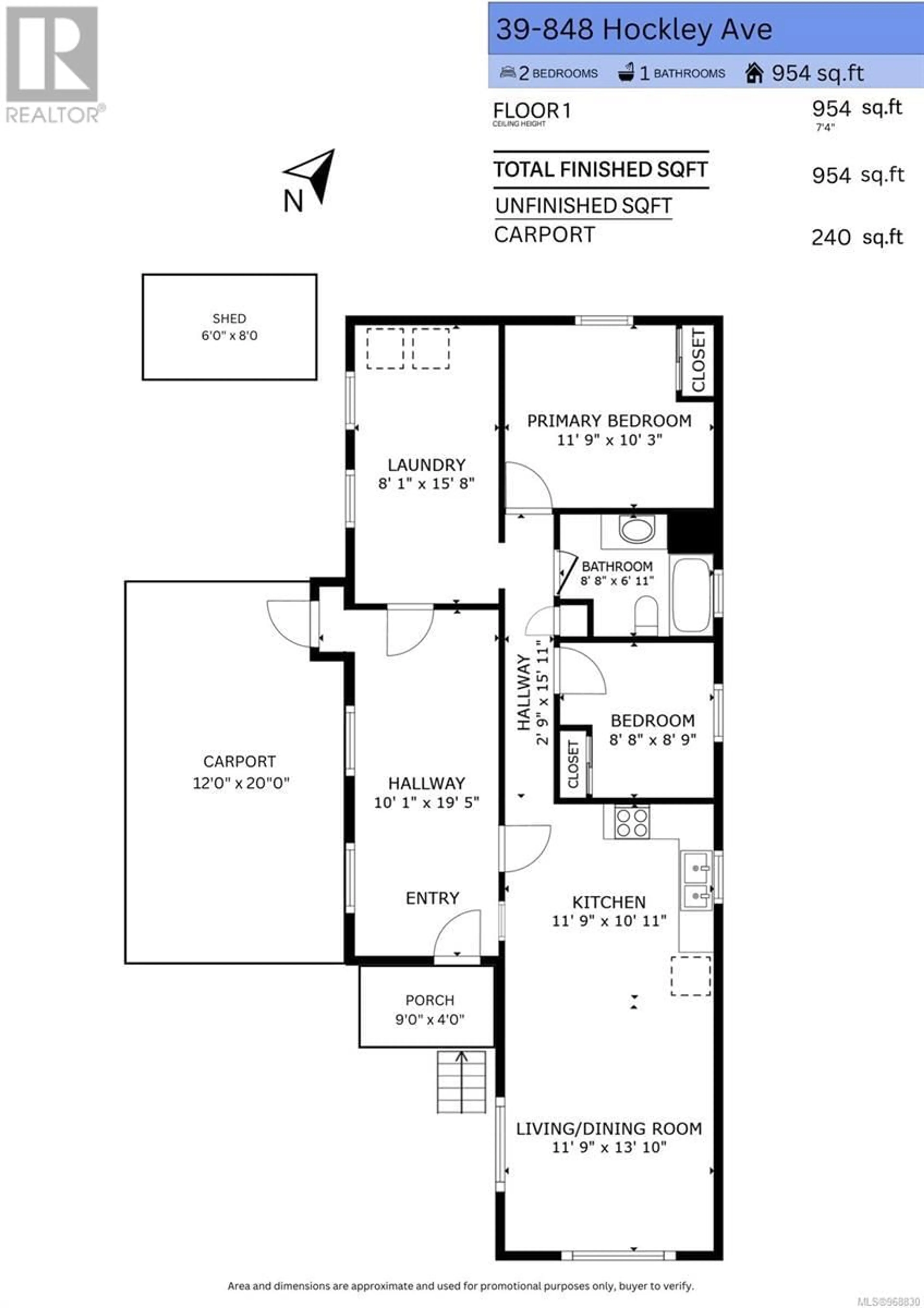 Floor plan for 39 848 Hockley Ave, Langford British Columbia V9B2V6