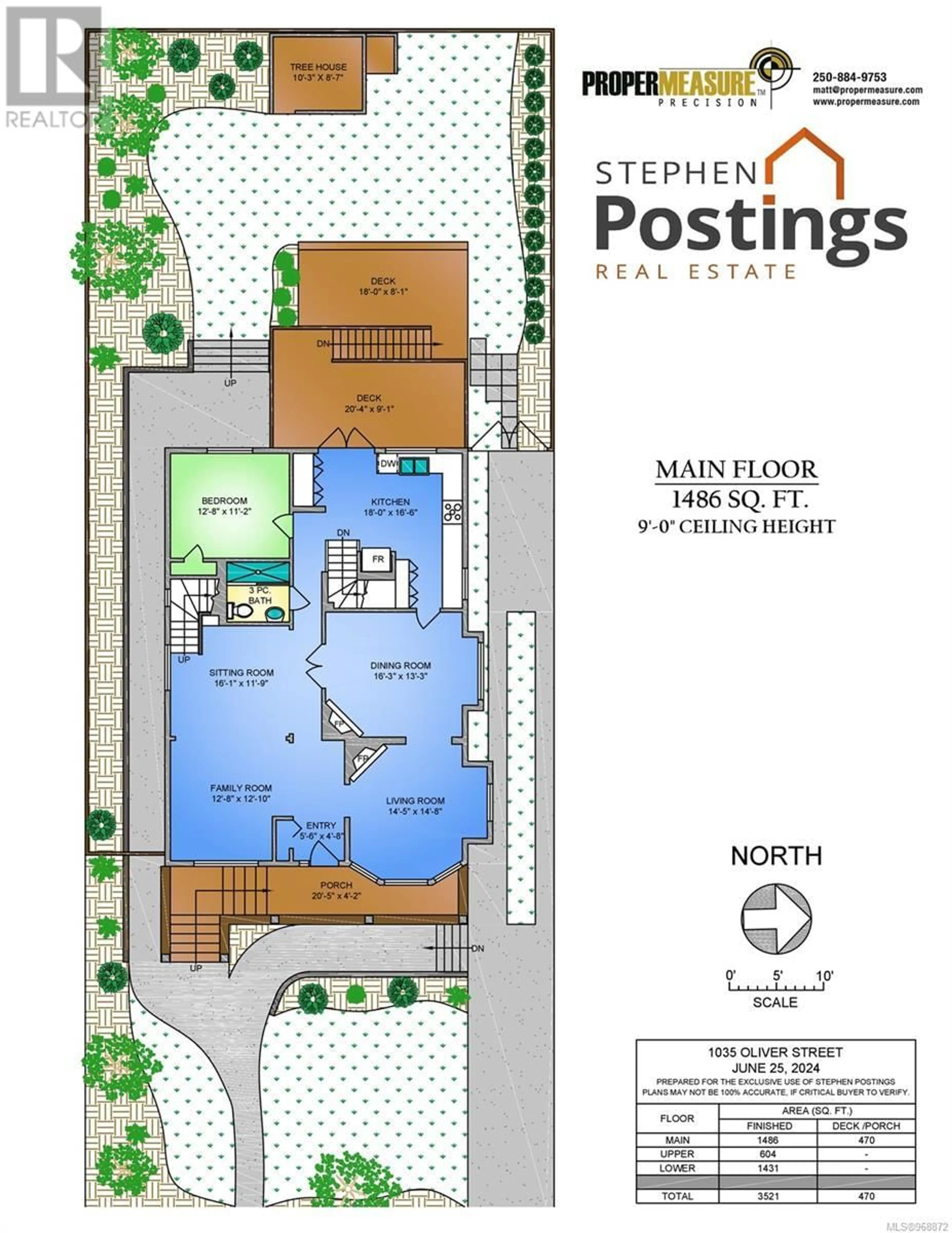 Floor plan for 1035 Oliver St, Oak Bay British Columbia V8S4W8