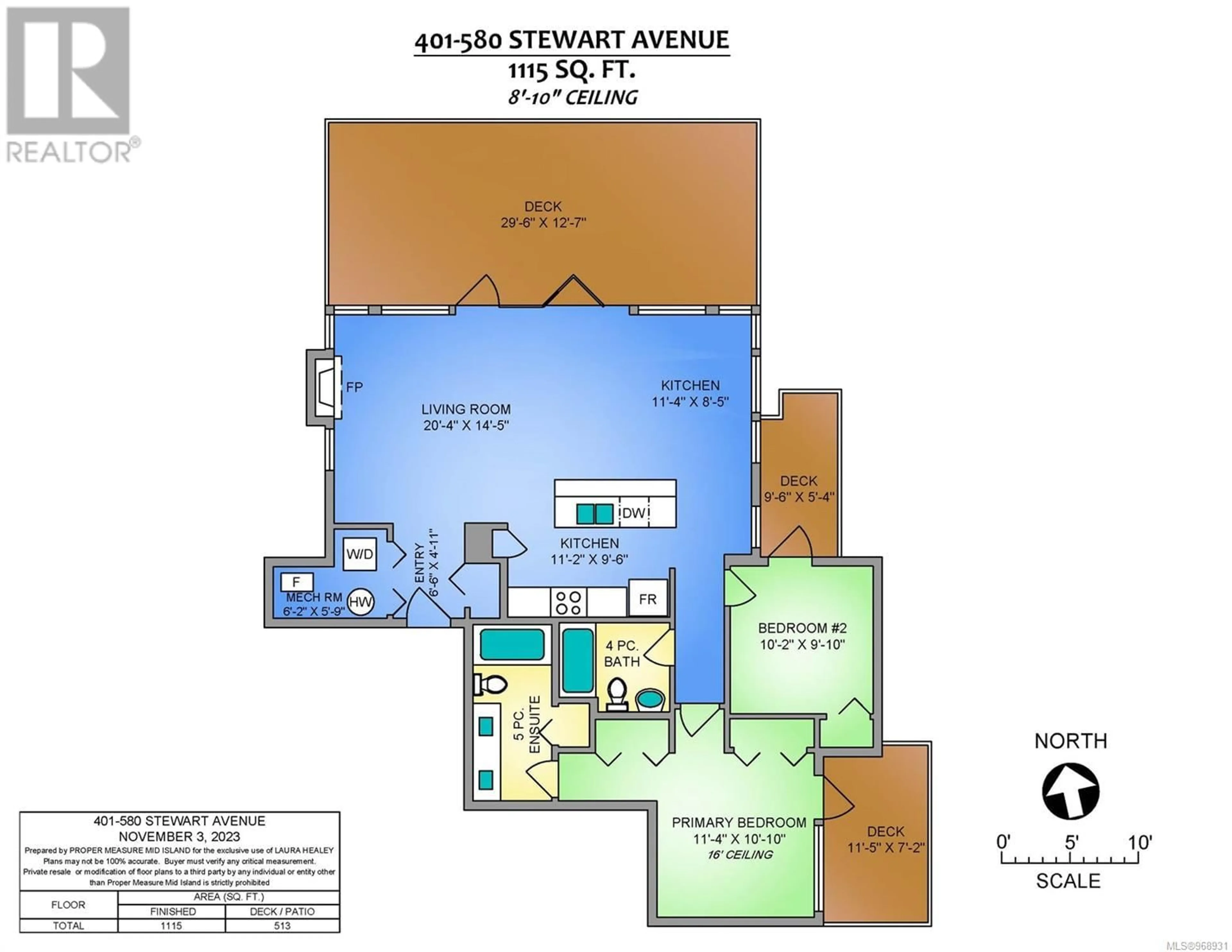 Floor plan for 401 580 Stewart Ave, Nanaimo British Columbia V9S0A1