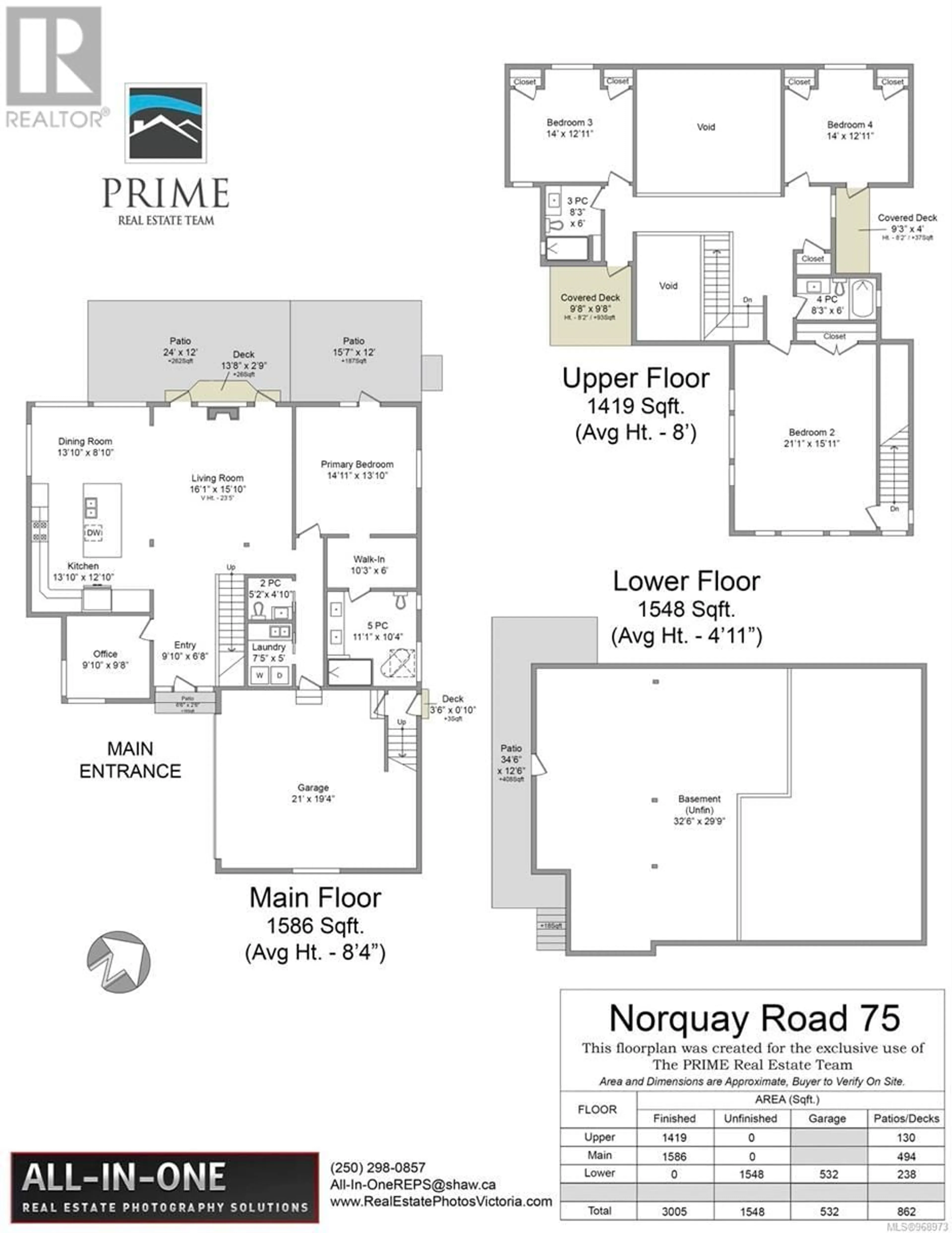 Floor plan for 75 Norquay Rd, View Royal British Columbia V9B1V1