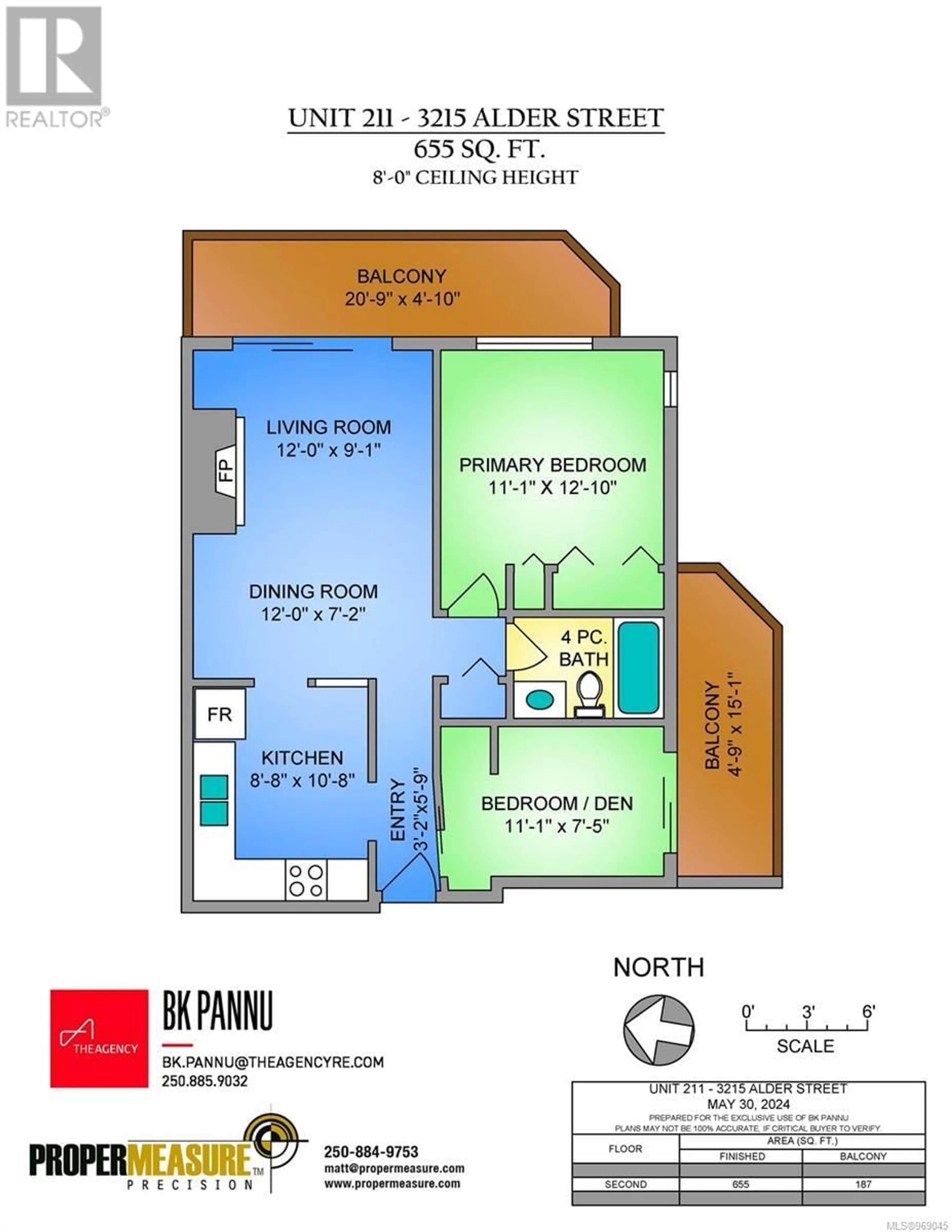 Floor plan for 211 3215 Alder St, Saanich British Columbia V8X1P3
