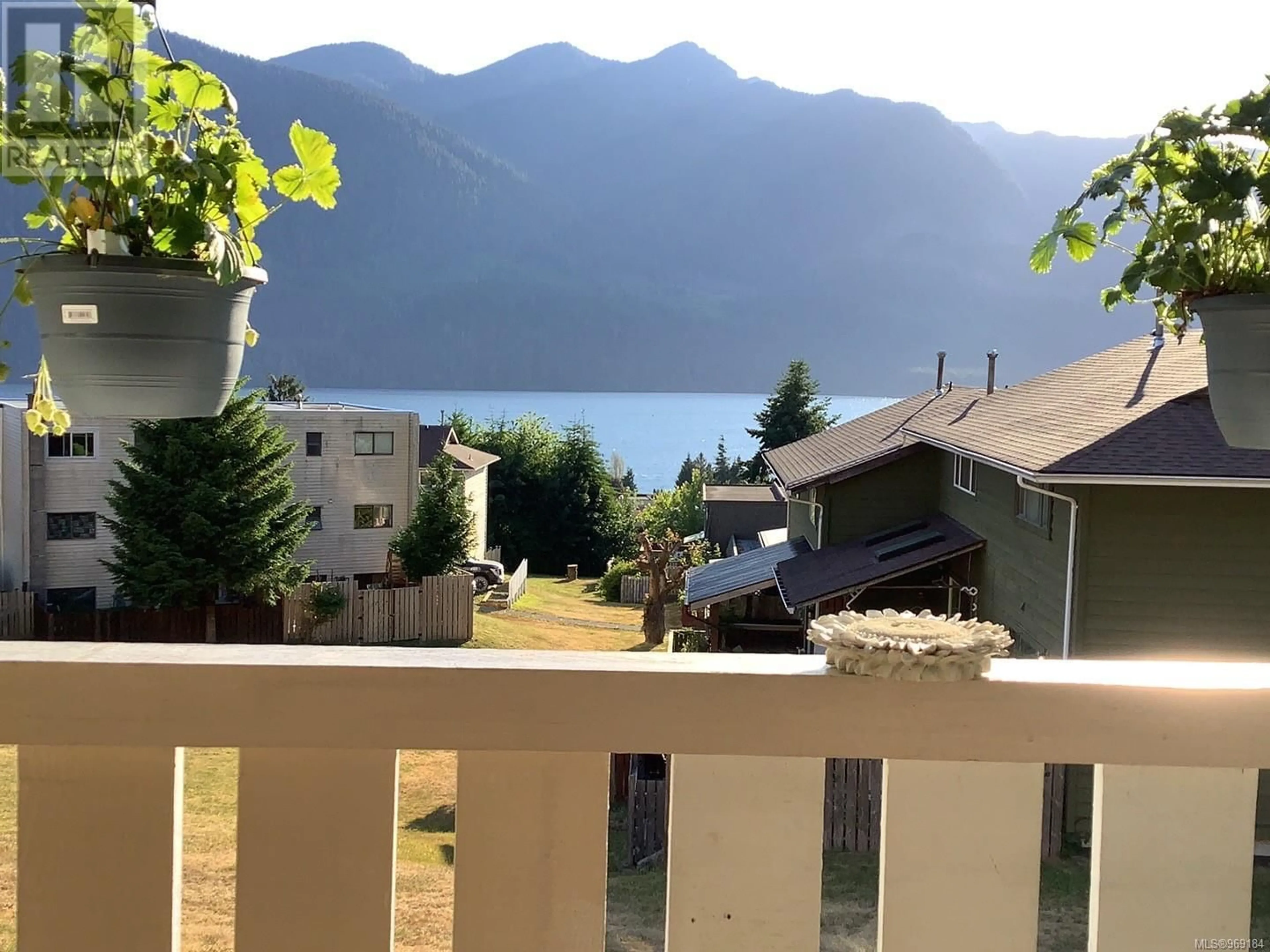 Balcony in the apartment for 36 Clark Dr, Port Alice British Columbia V0N2N0