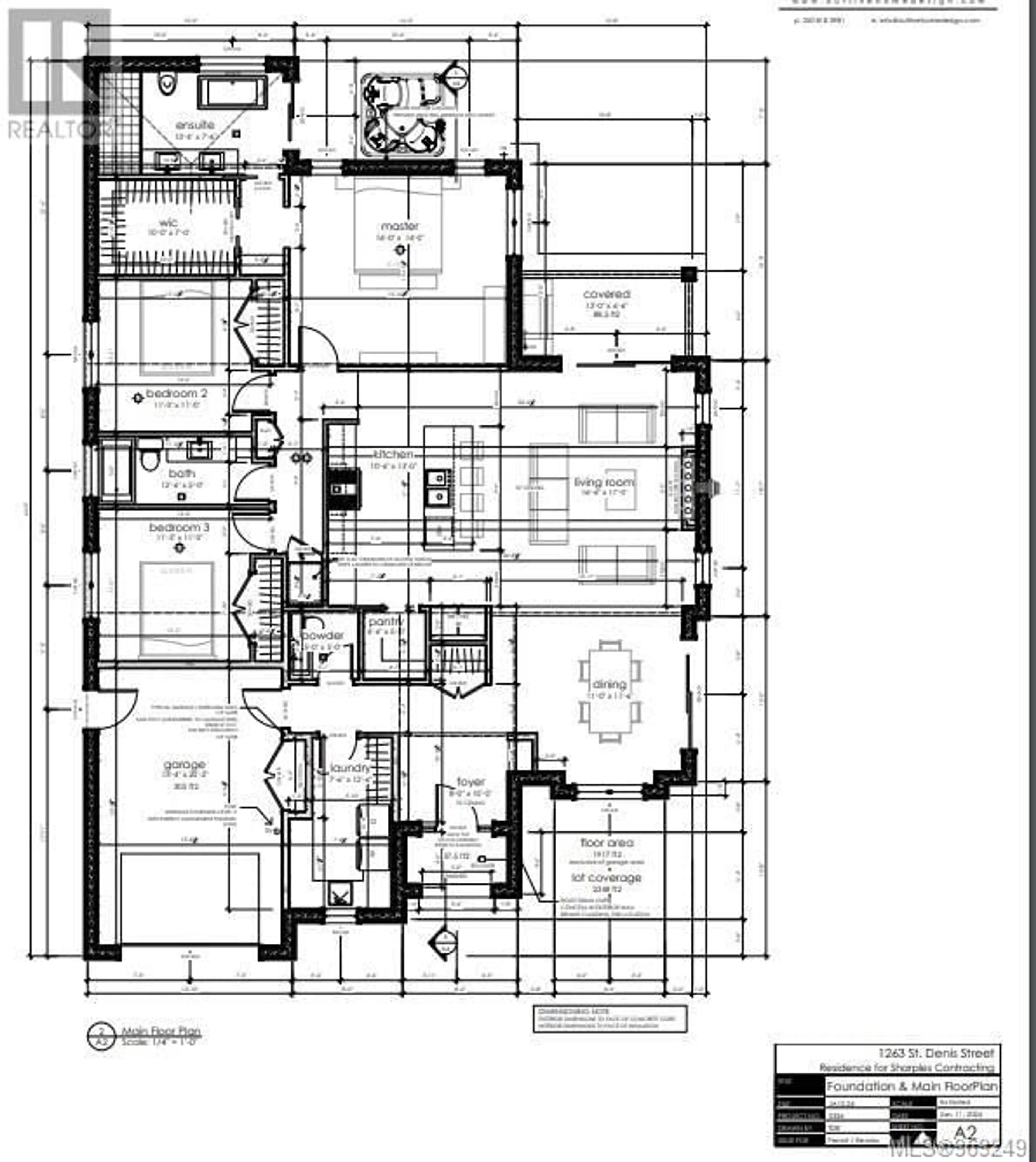 Floor plan for 1263 St. Denis St, Oak Bay British Columbia V8S5A6