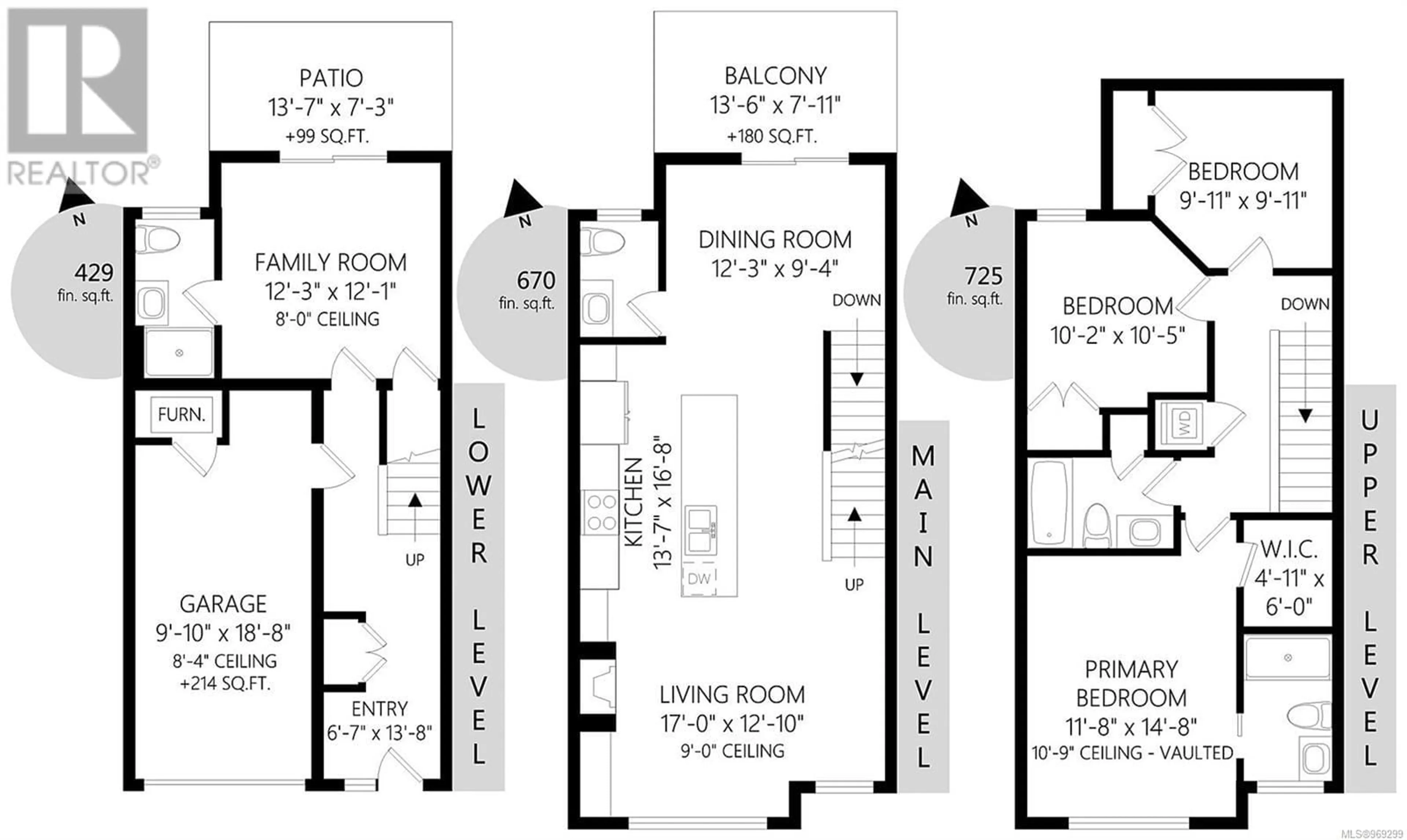 Floor plan for 937 Pharoah Mews, Langford British Columbia V9B6W6