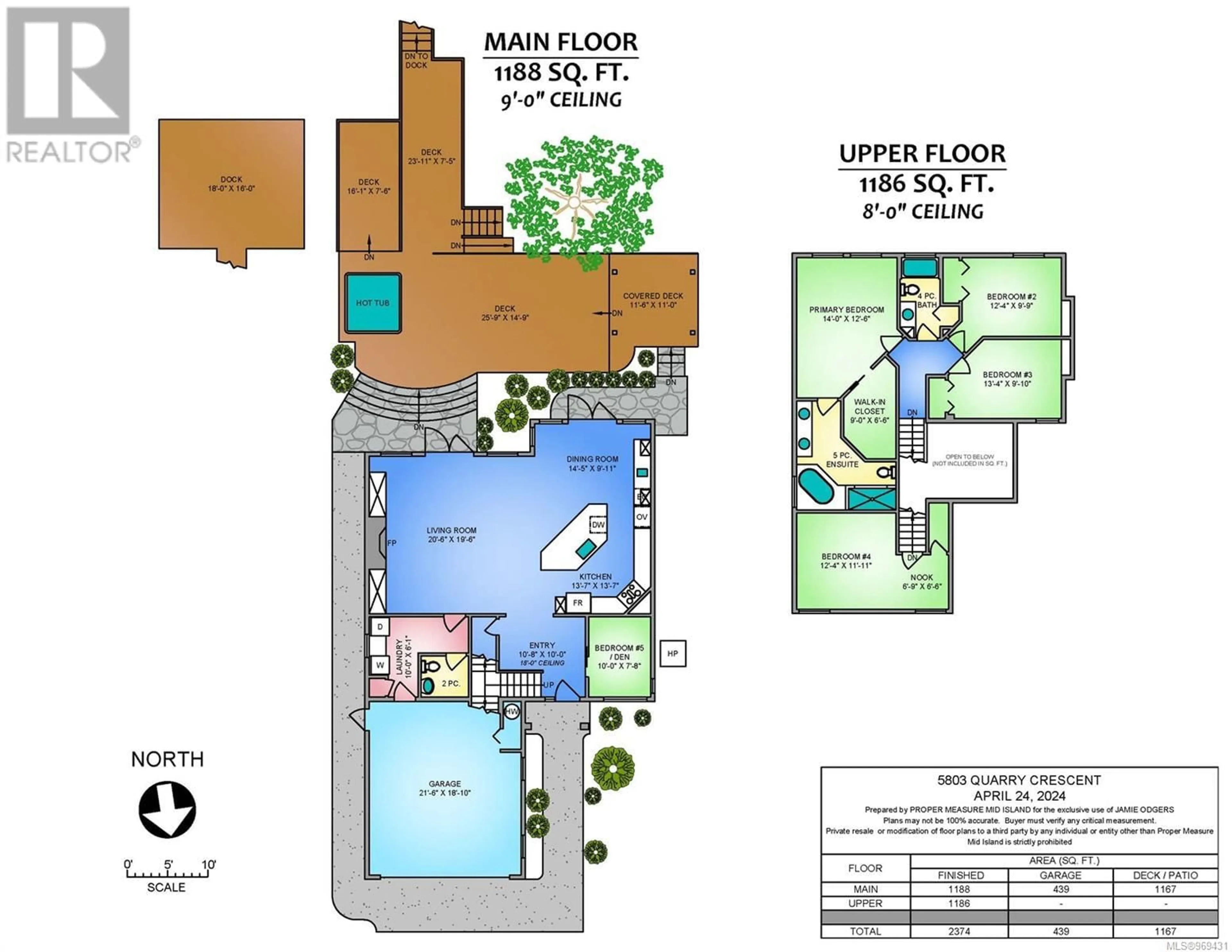 Floor plan for 5803 Quarry Cres, Nanaimo British Columbia V9T6H9