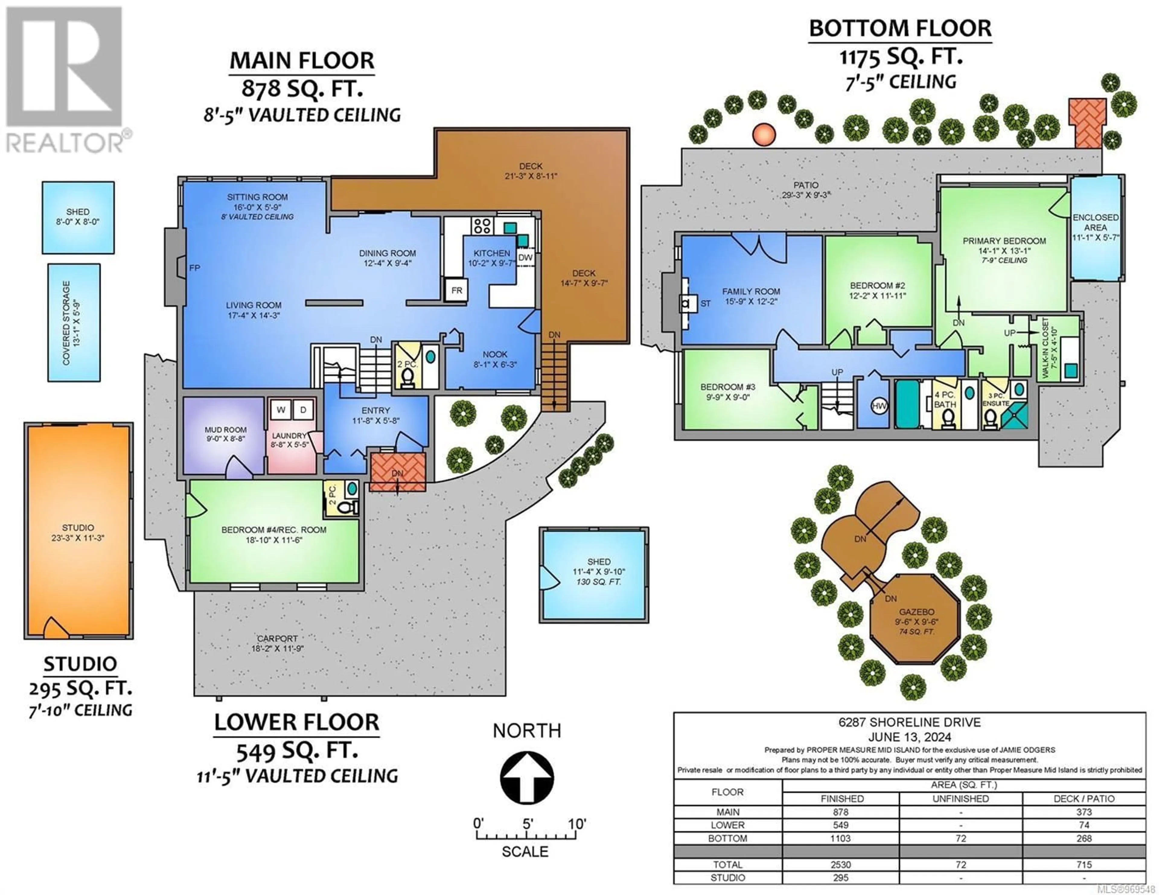 Floor plan for 6287 Shoreline Dr, Nanaimo British Columbia V9V1E3