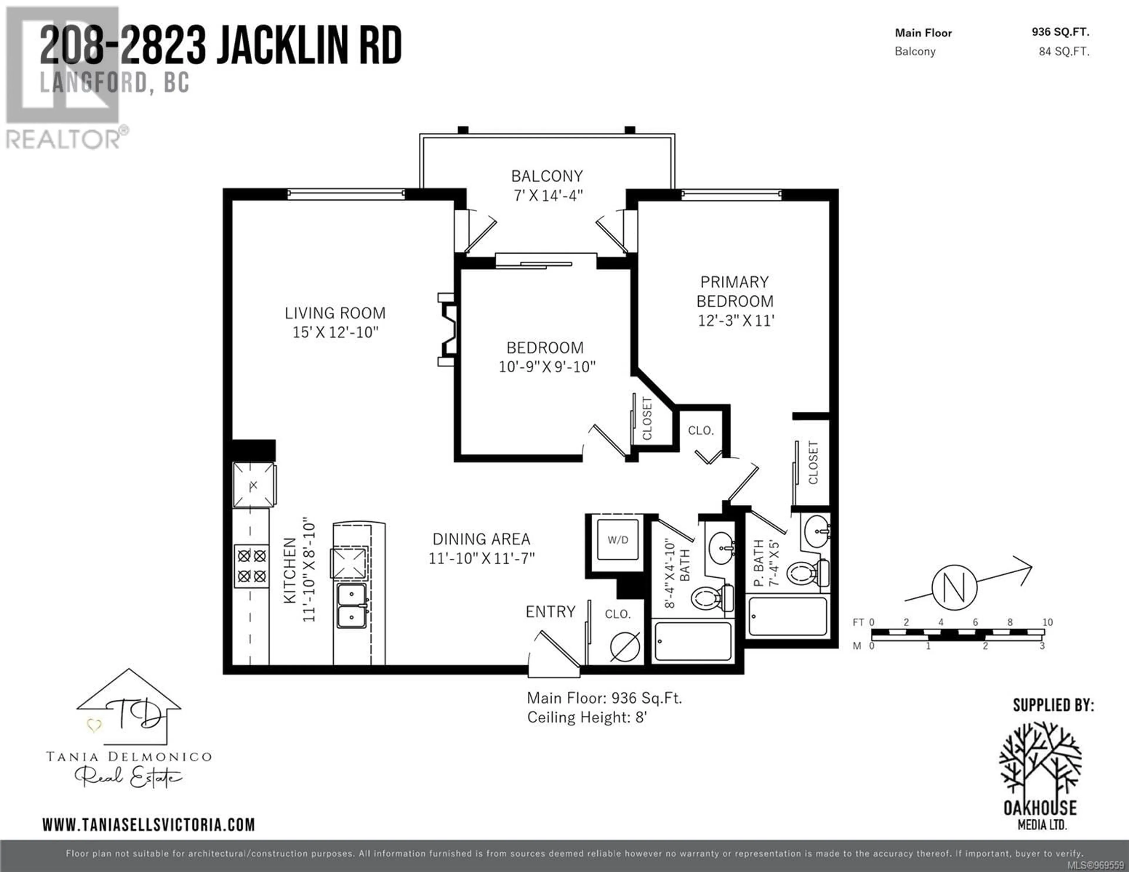 Floor plan for 208 2823 Jacklin Rd, Langford British Columbia V9B3Y1