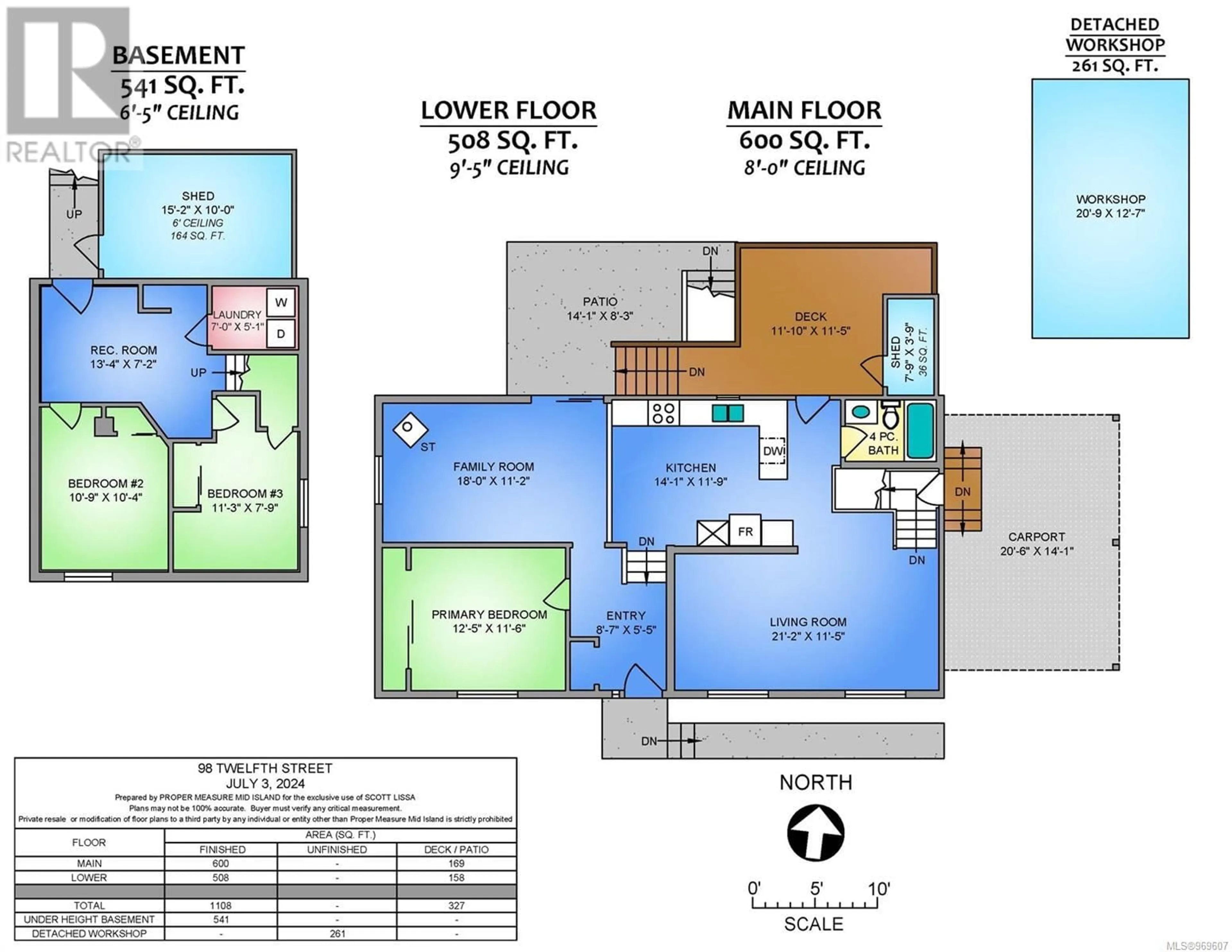 Floor plan for 98 Twelfth St, Nanaimo British Columbia V9R6R6