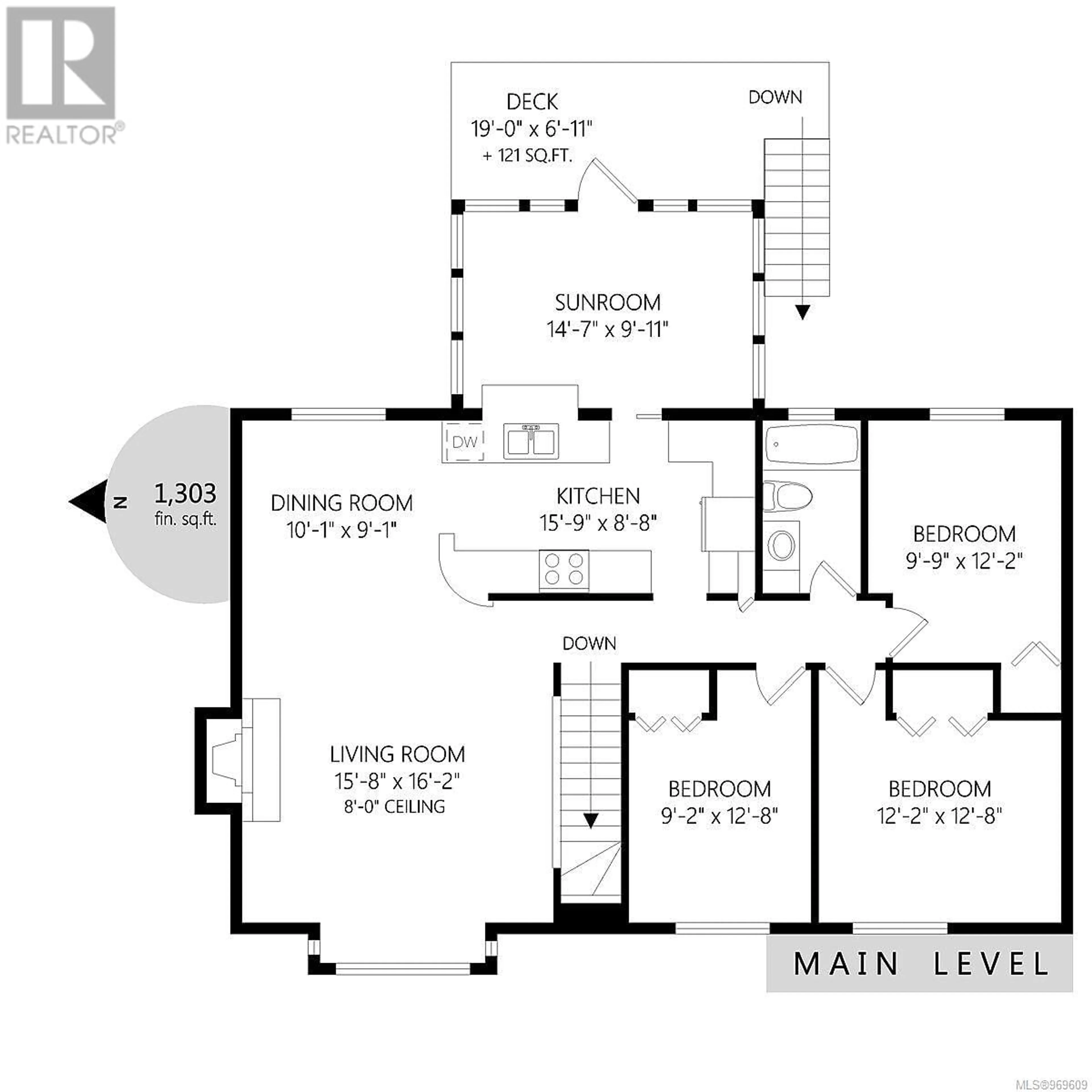 Floor plan for 9491 Eastbrook Dr, Sidney British Columbia V8L4H8