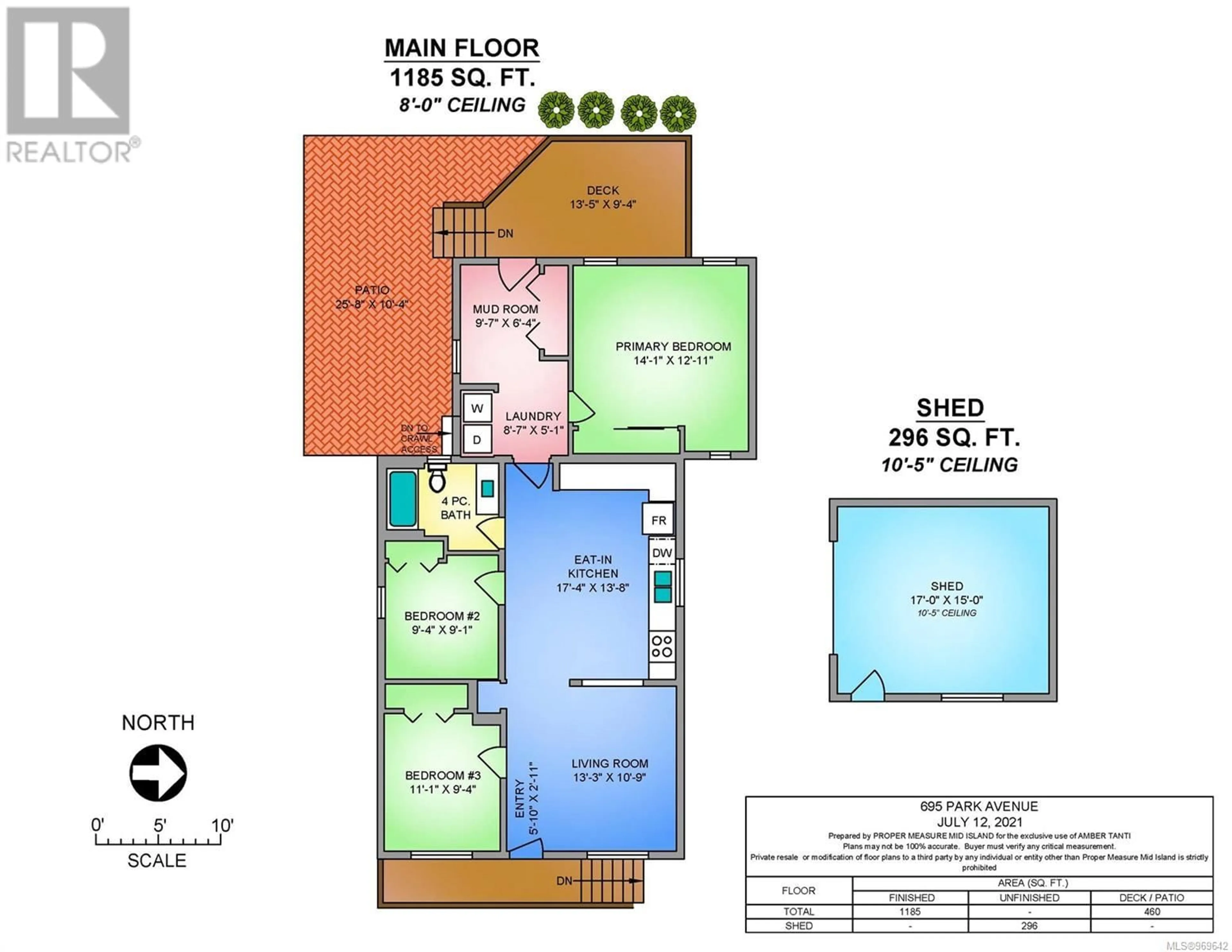 Floor plan for 695 Park Ave, Nanaimo British Columbia V9R4H5