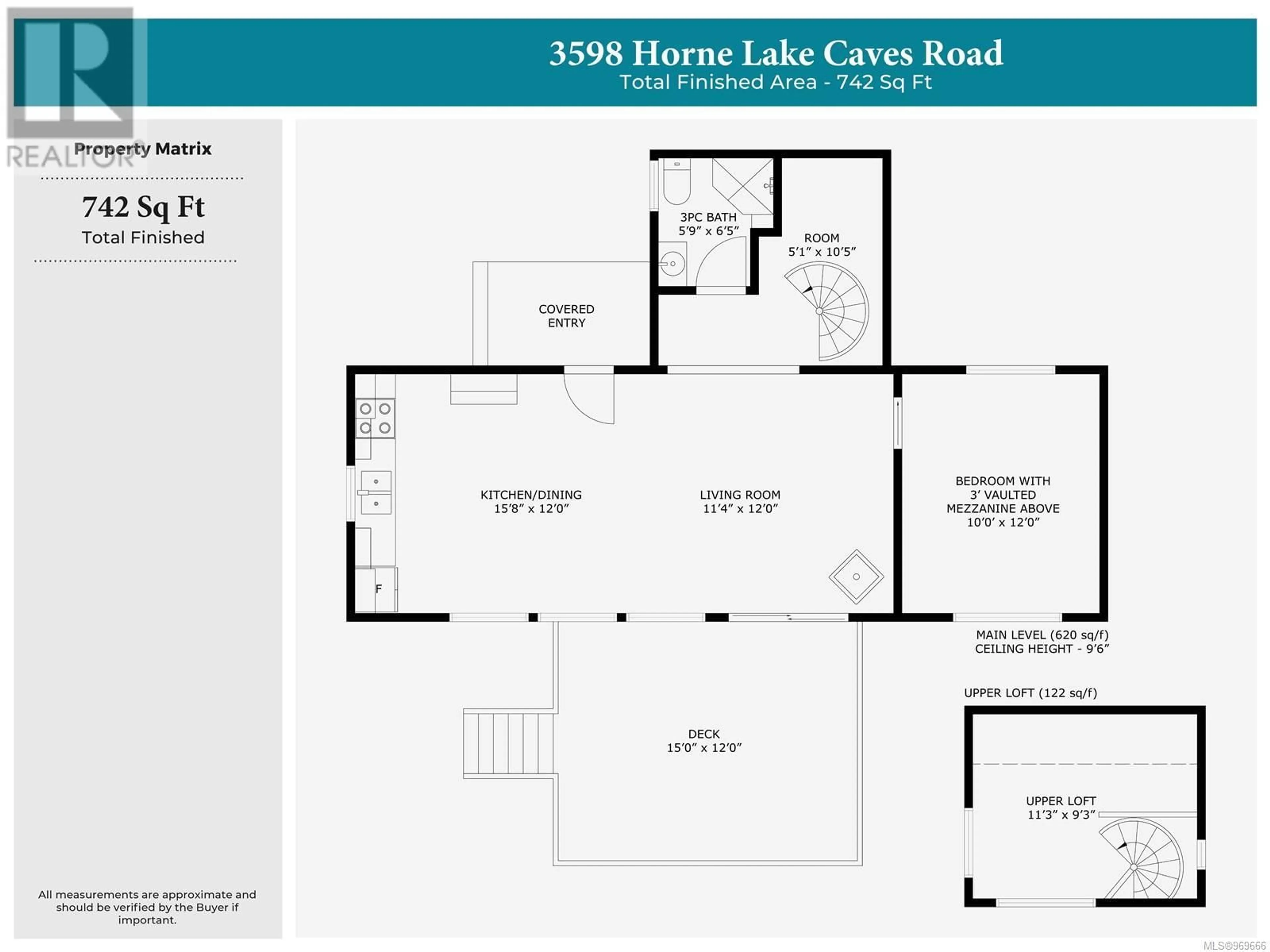 Floor plan for 3598 Horne Lake Caves Rd, Qualicum Beach British Columbia V9K2L7