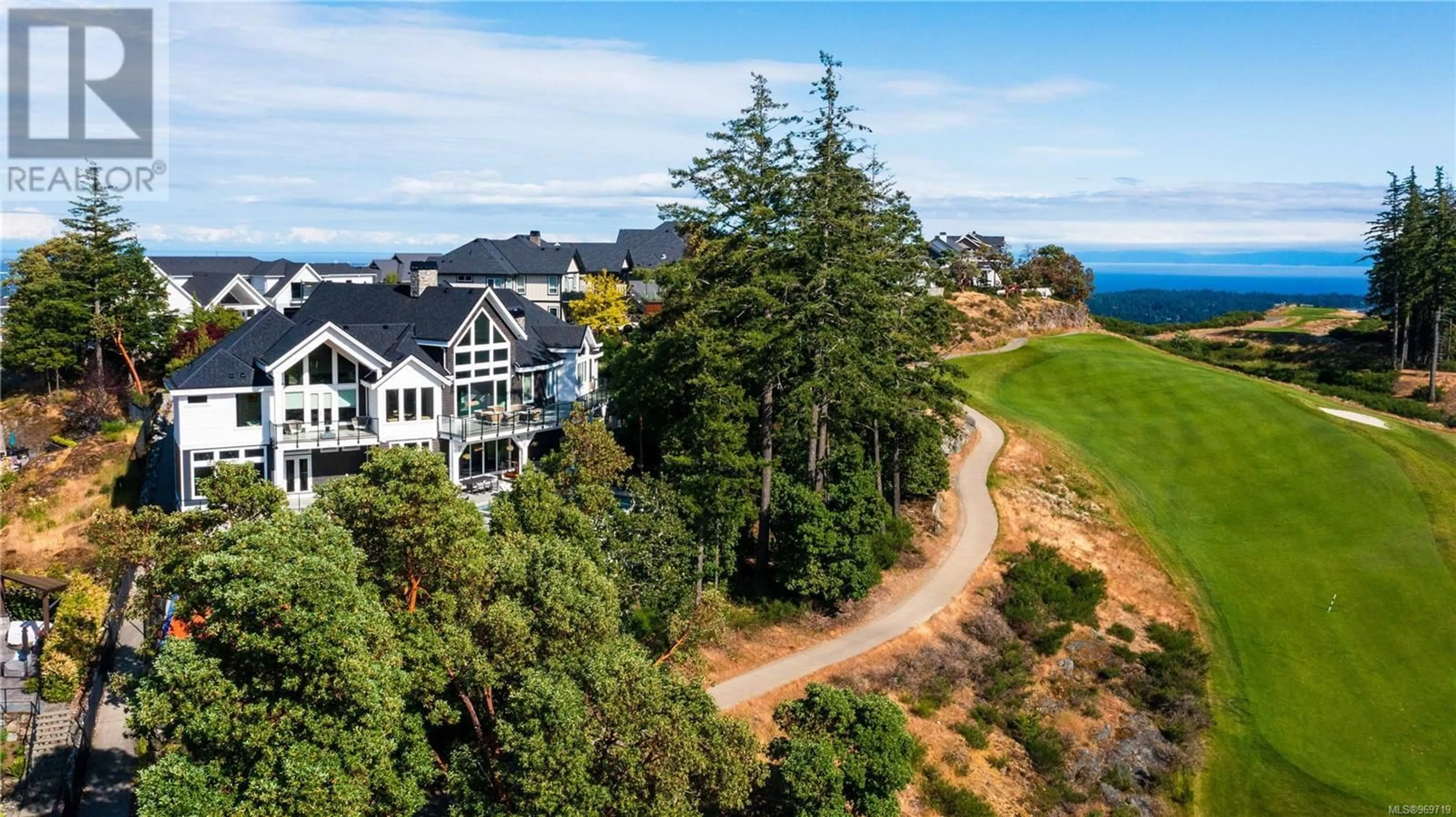 A pic from outside/outdoor area/front of a property/back of a property/a pic from drone, water/lake/river/ocean view for 2230 COMPASS POINTE PLACE, Langford British Columbia V9Z6X4
