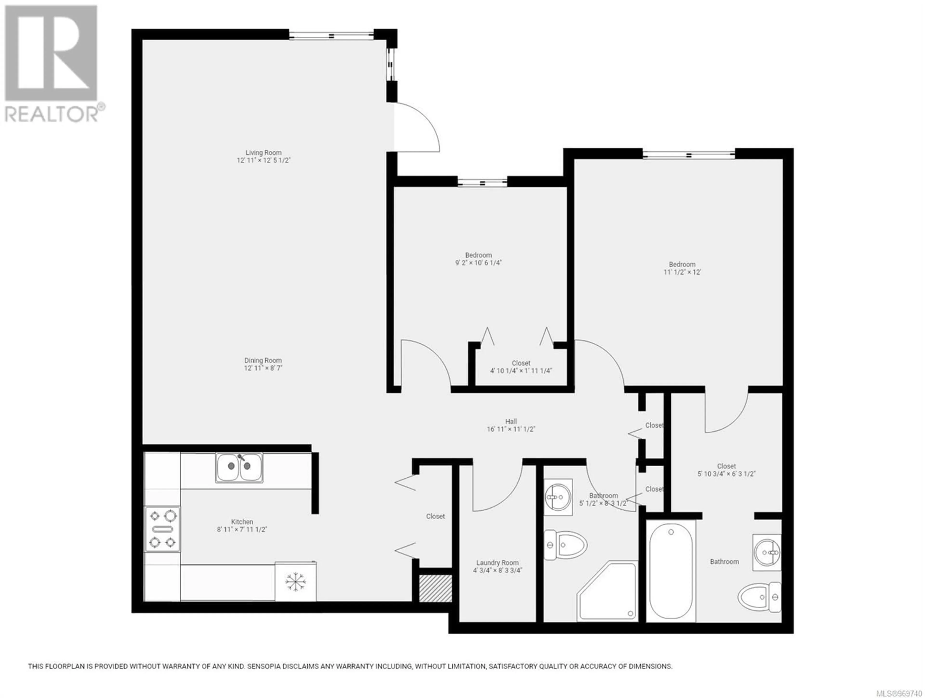 Floor plan for 404 280 Dogwood St, Campbell River British Columbia V9W6Y7