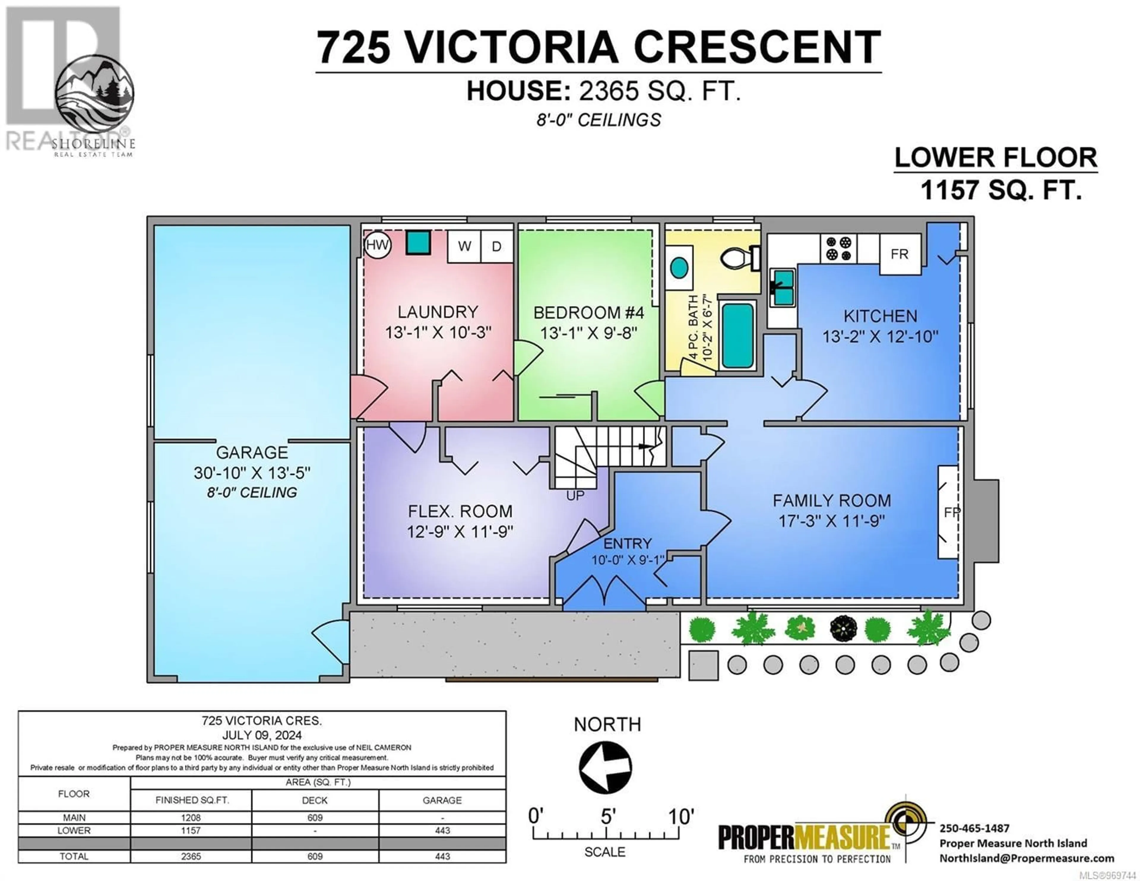 Floor plan for 725 Victoria Cres, Campbell River British Columbia V9W3Y7