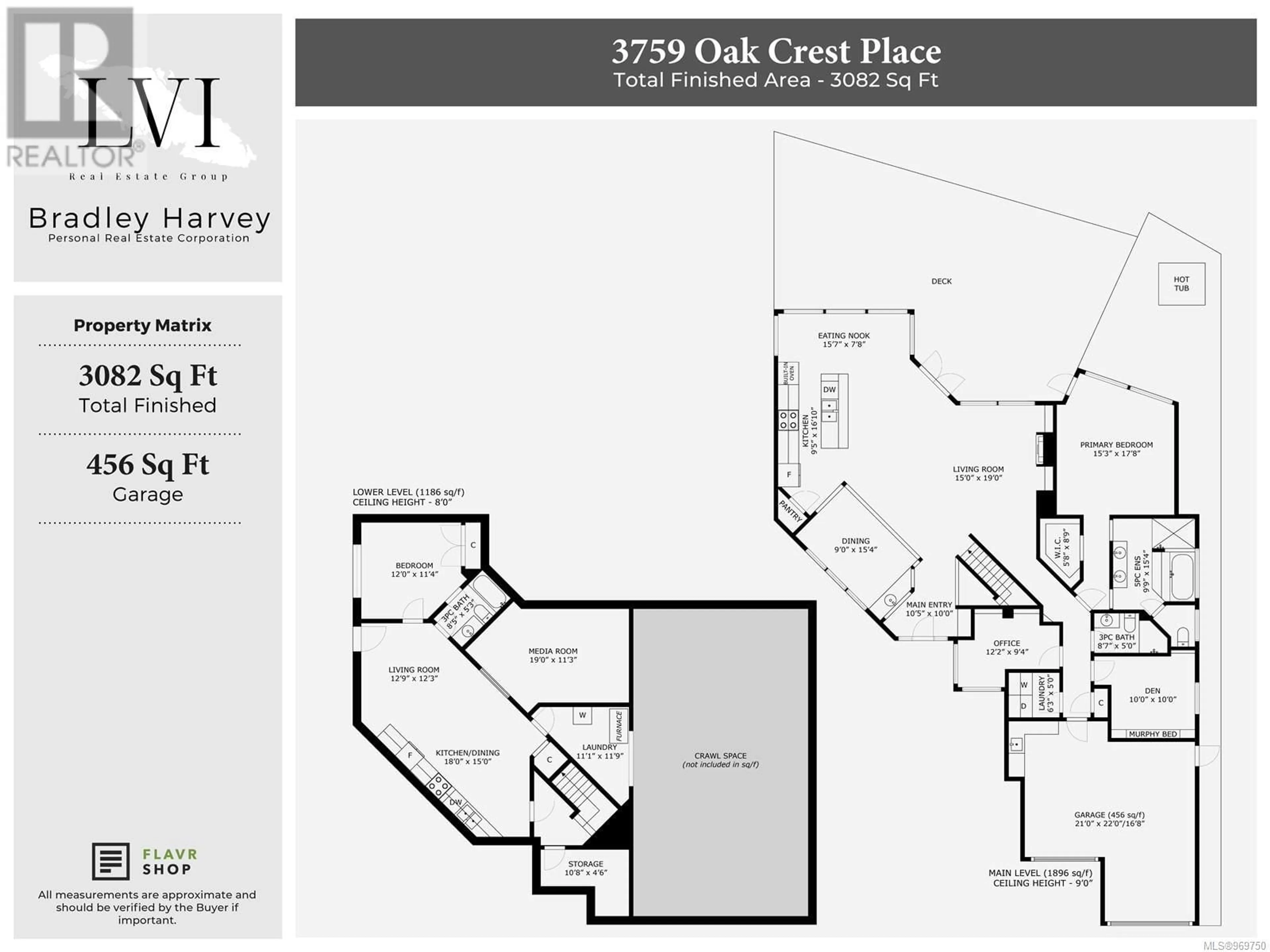 Floor plan for 3759 Oak Crest Pl, Nanaimo British Columbia V9T6H3