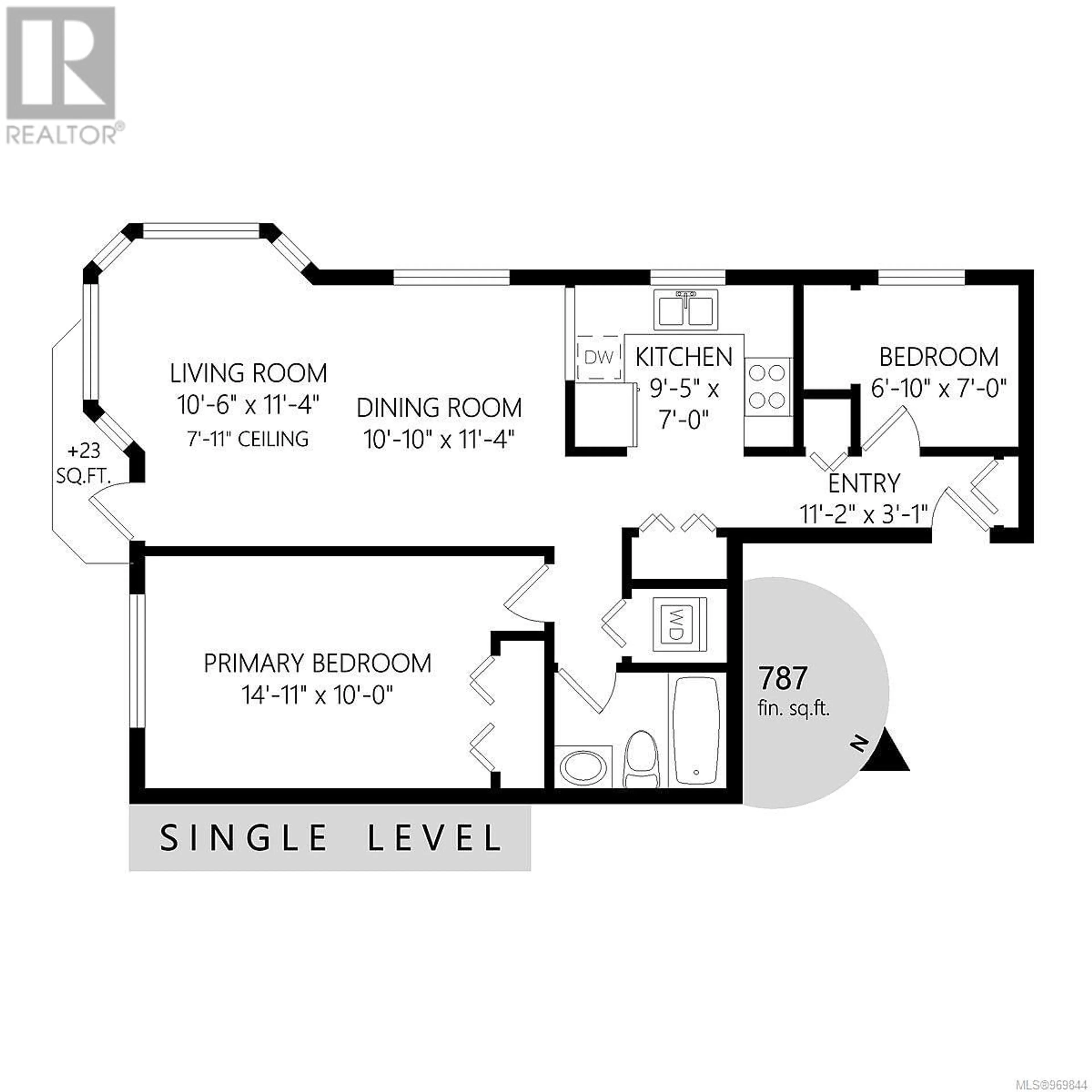 Floor plan for 304 1053 Balmoral Rd, Victoria British Columbia V8T1A7