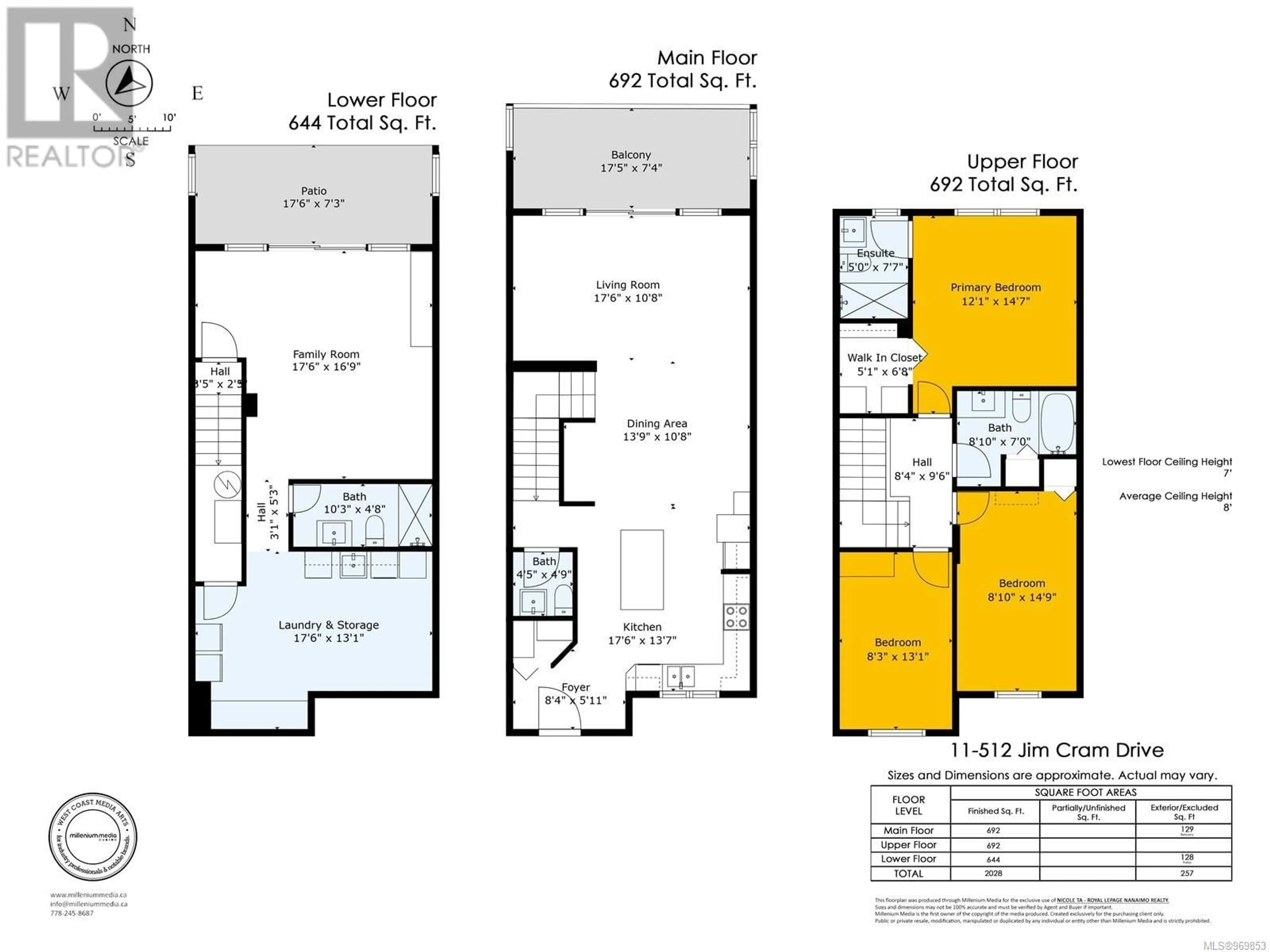 Floor plan for 11 512 Jim Cram Dr, Ladysmith British Columbia V9G0B1