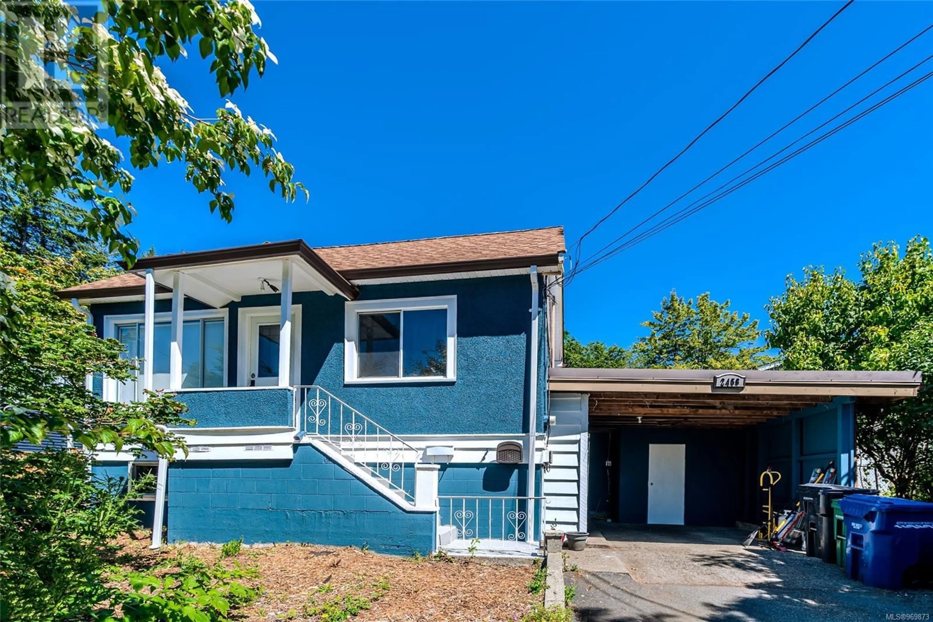 Frontside or backside of a home for 2458 Rosstown Rd, Nanaimo British Columbia V9T3R7