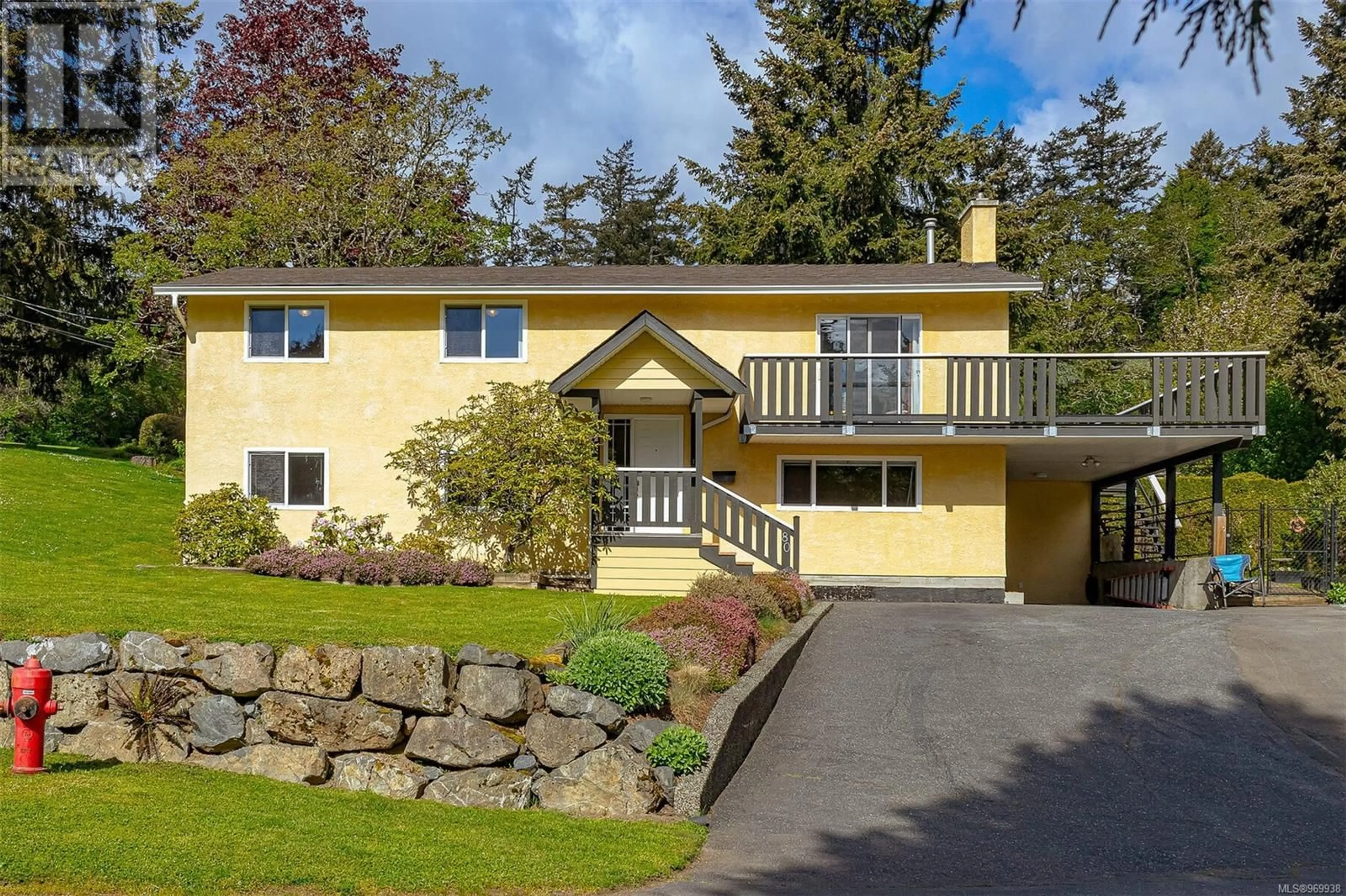 Frontside or backside of a home for 80 Marler Dr, View Royal British Columbia V9B6B8