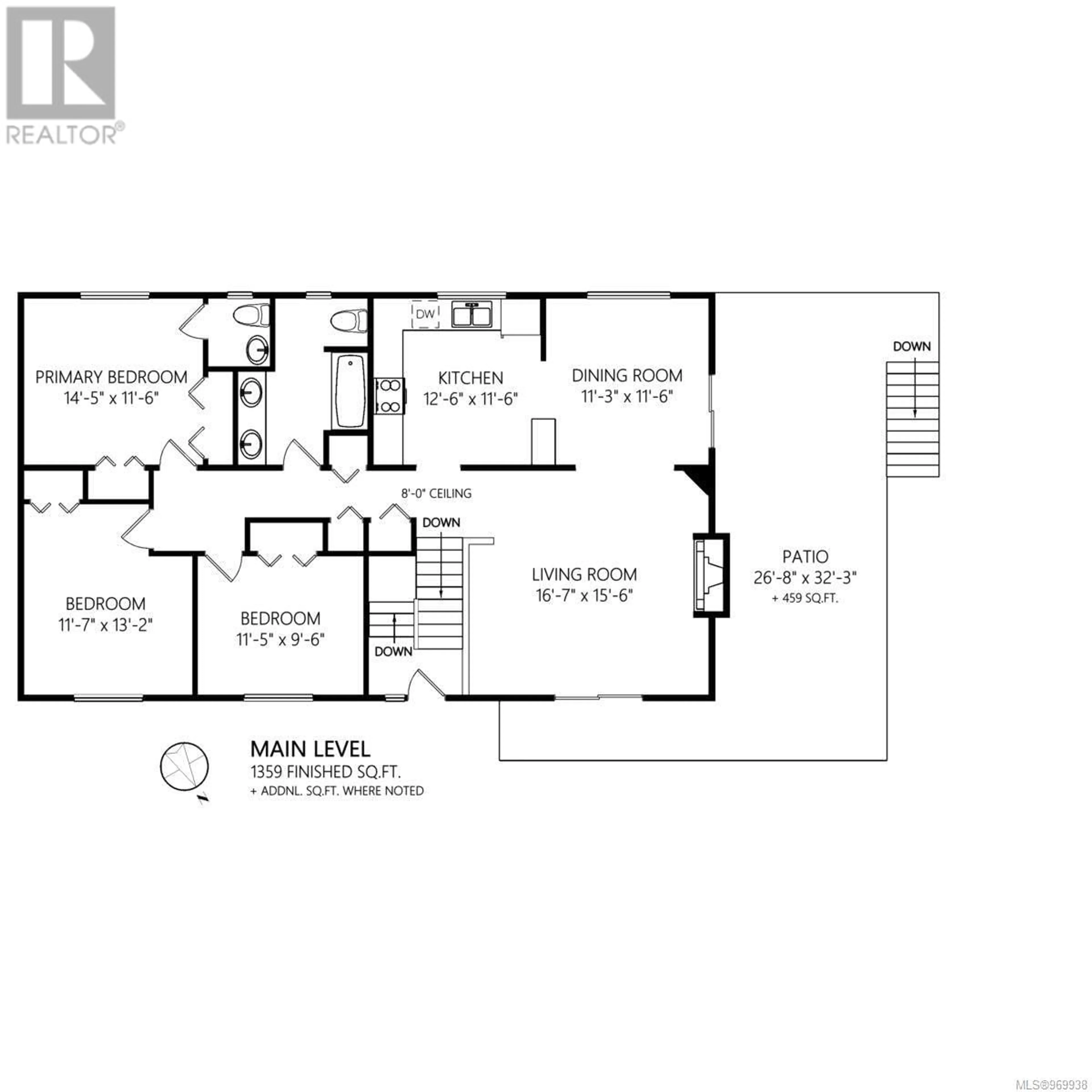 Floor plan for 80 Marler Dr, View Royal British Columbia V9B6B8