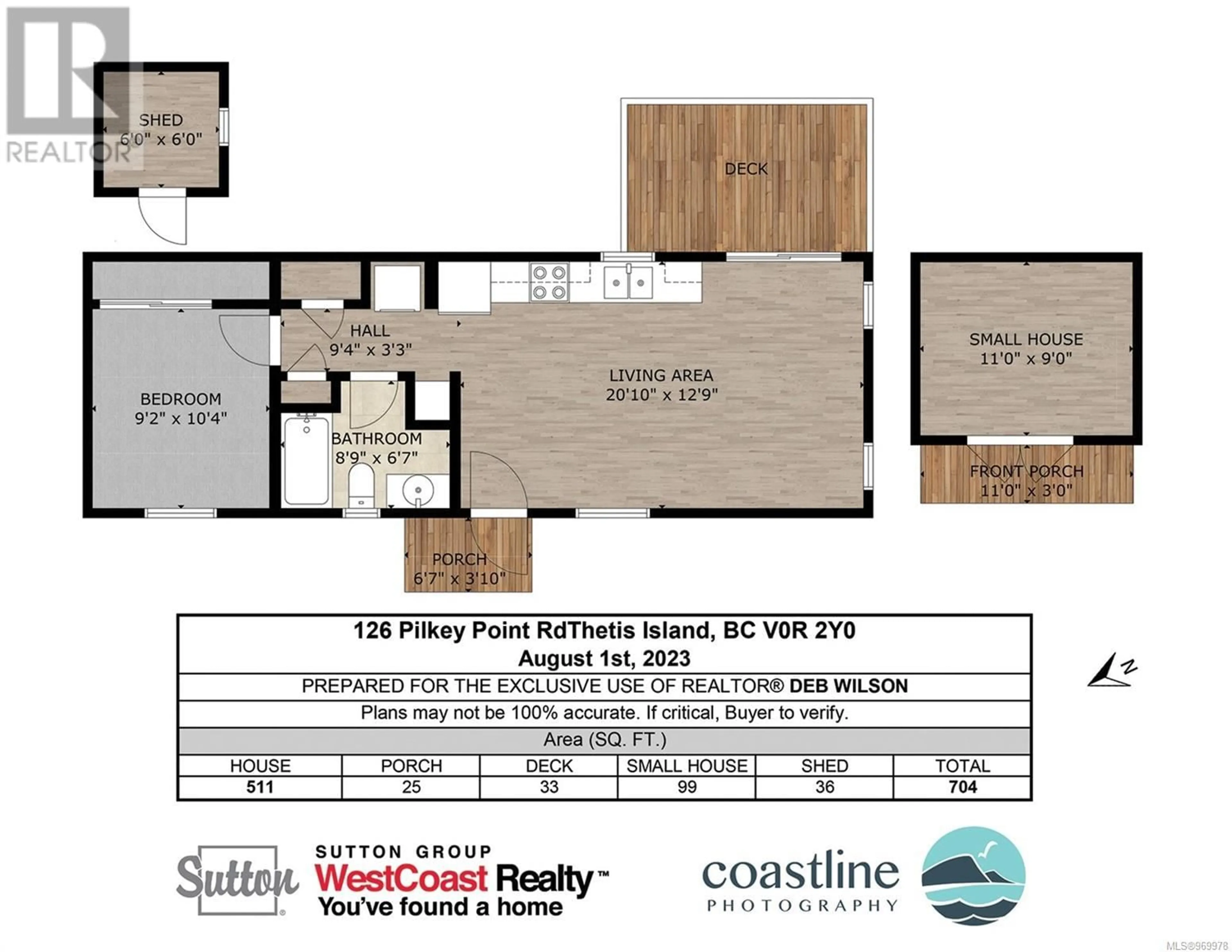 Floor plan for 126 Pilkey Point Rd, Thetis Island British Columbia V0R2Y0