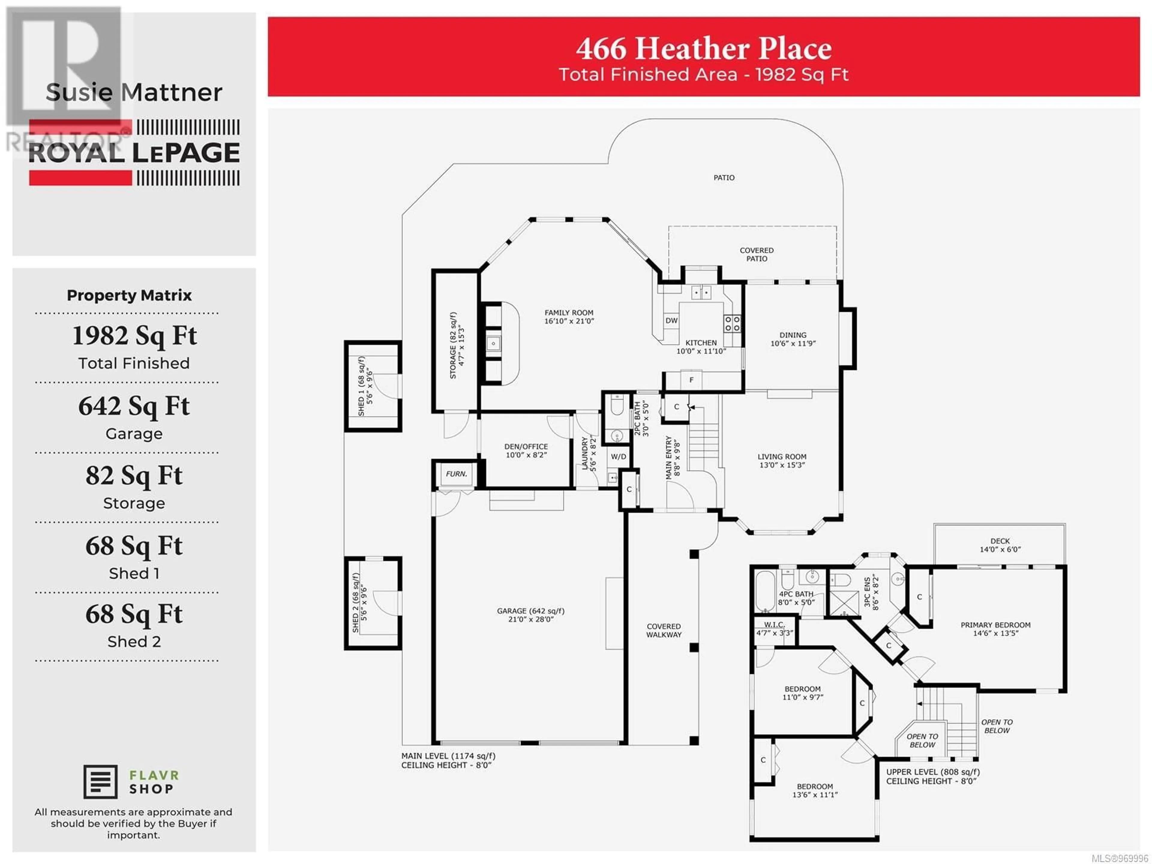 Floor plan for 466 Heather Pl, Parksville British Columbia V9P1A2