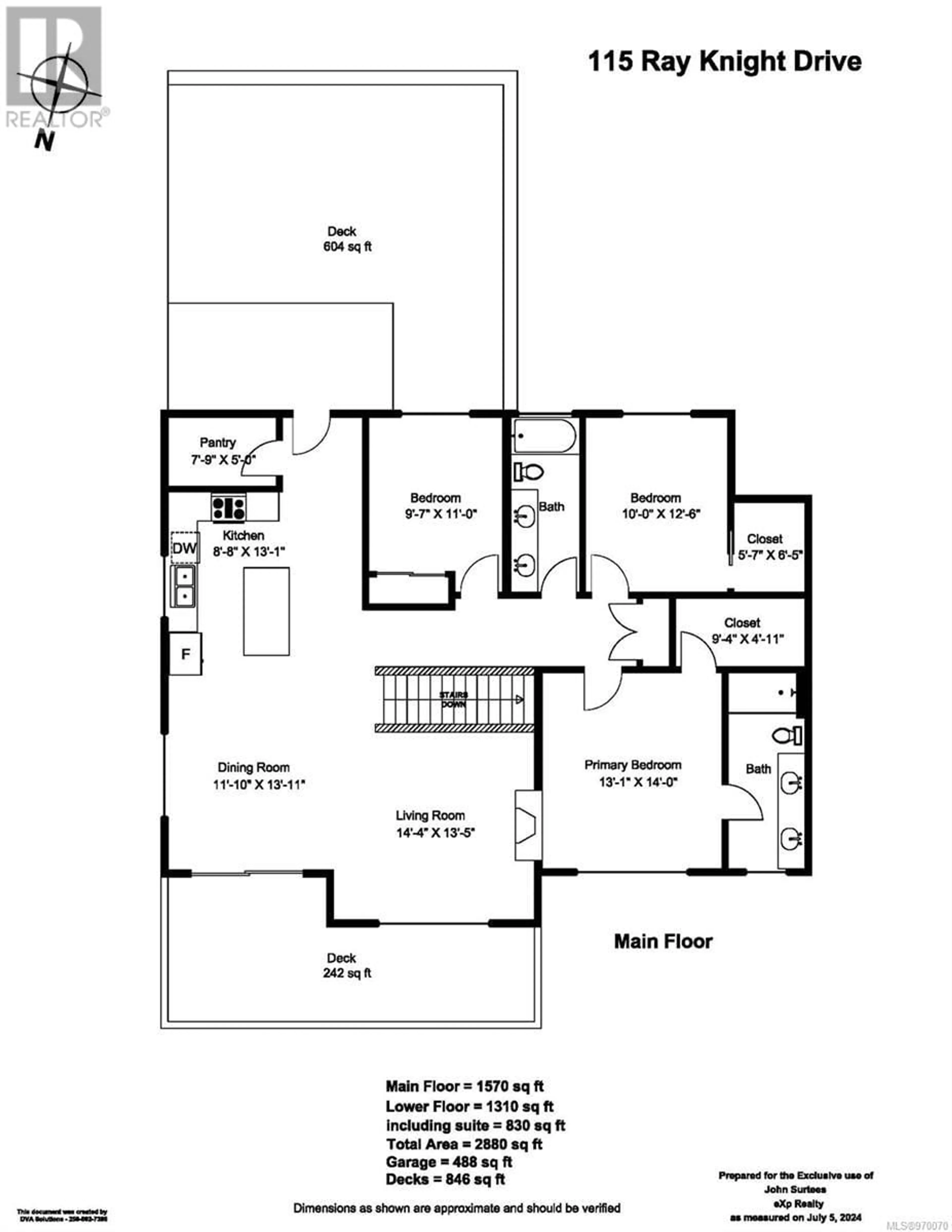 Floor plan for 115 Ray Knight Dr, Ladysmith British Columbia V9G0B8