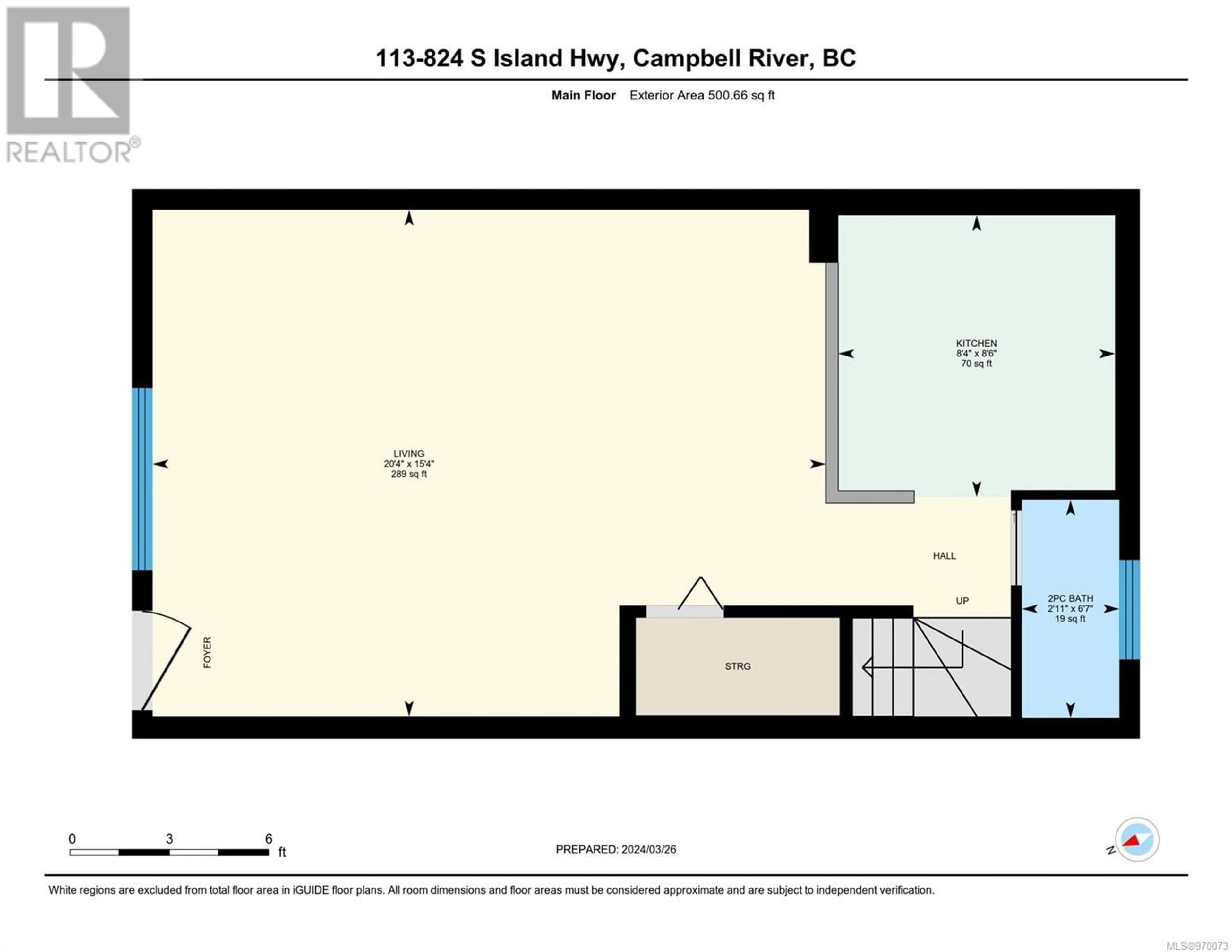 Floor plan for 113 824 Island Hwy S, Campbell River British Columbia V9W1A8