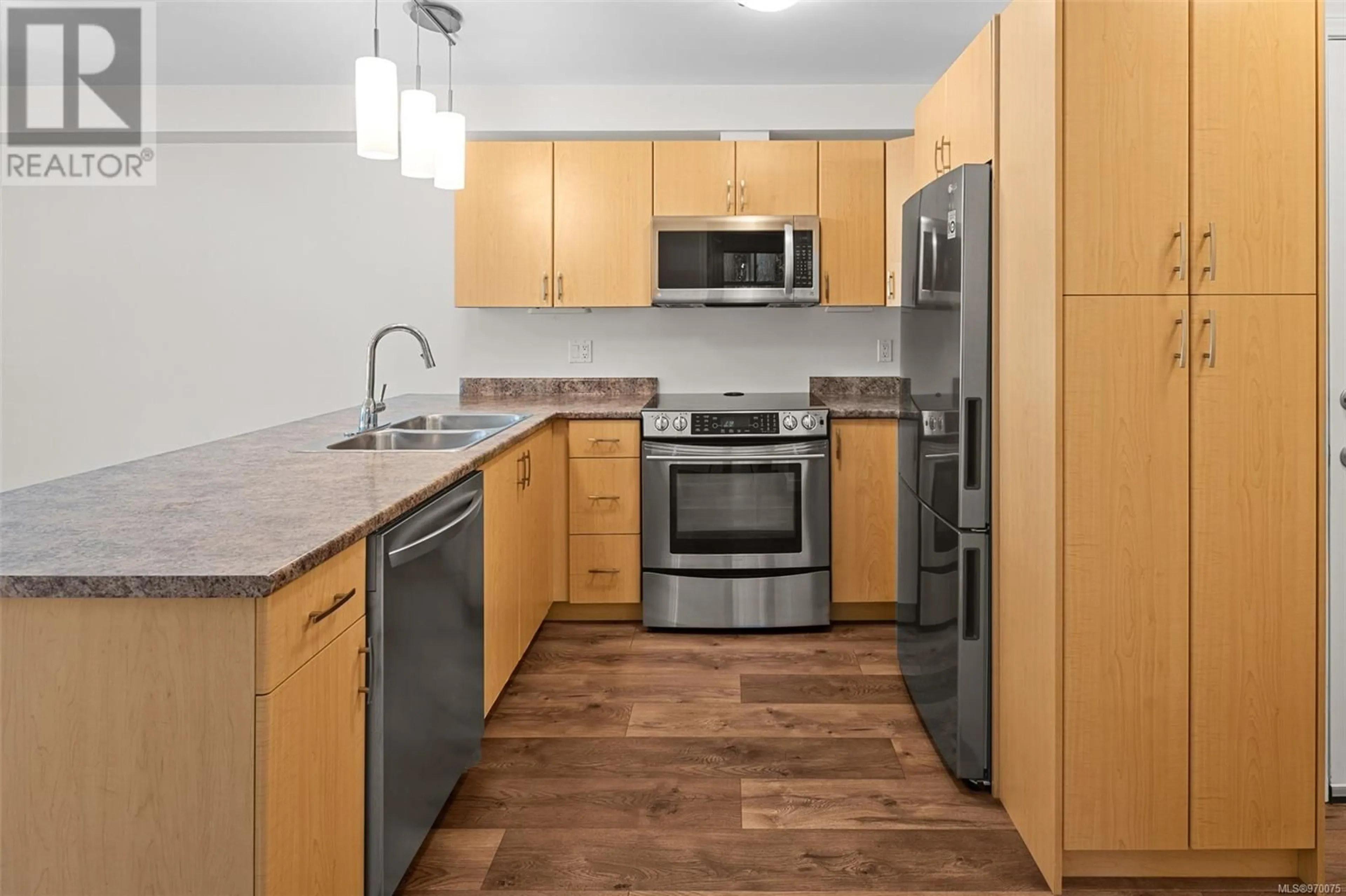 Standard kitchen for 216 663 Goldstream Ave, Langford British Columbia V9B2W9