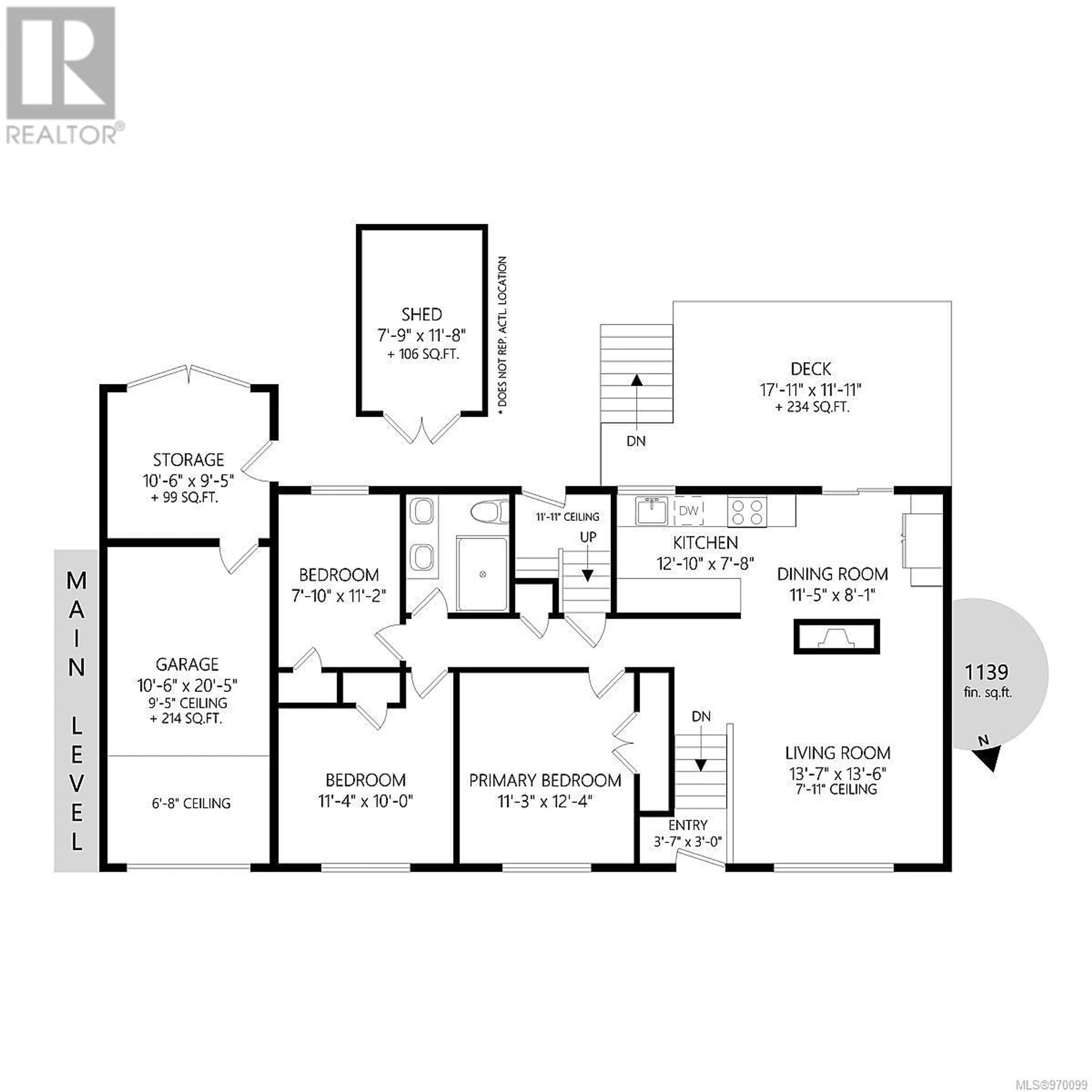 Floor plan for 1051 McBriar Ave, Saanich British Columbia V8X3M4