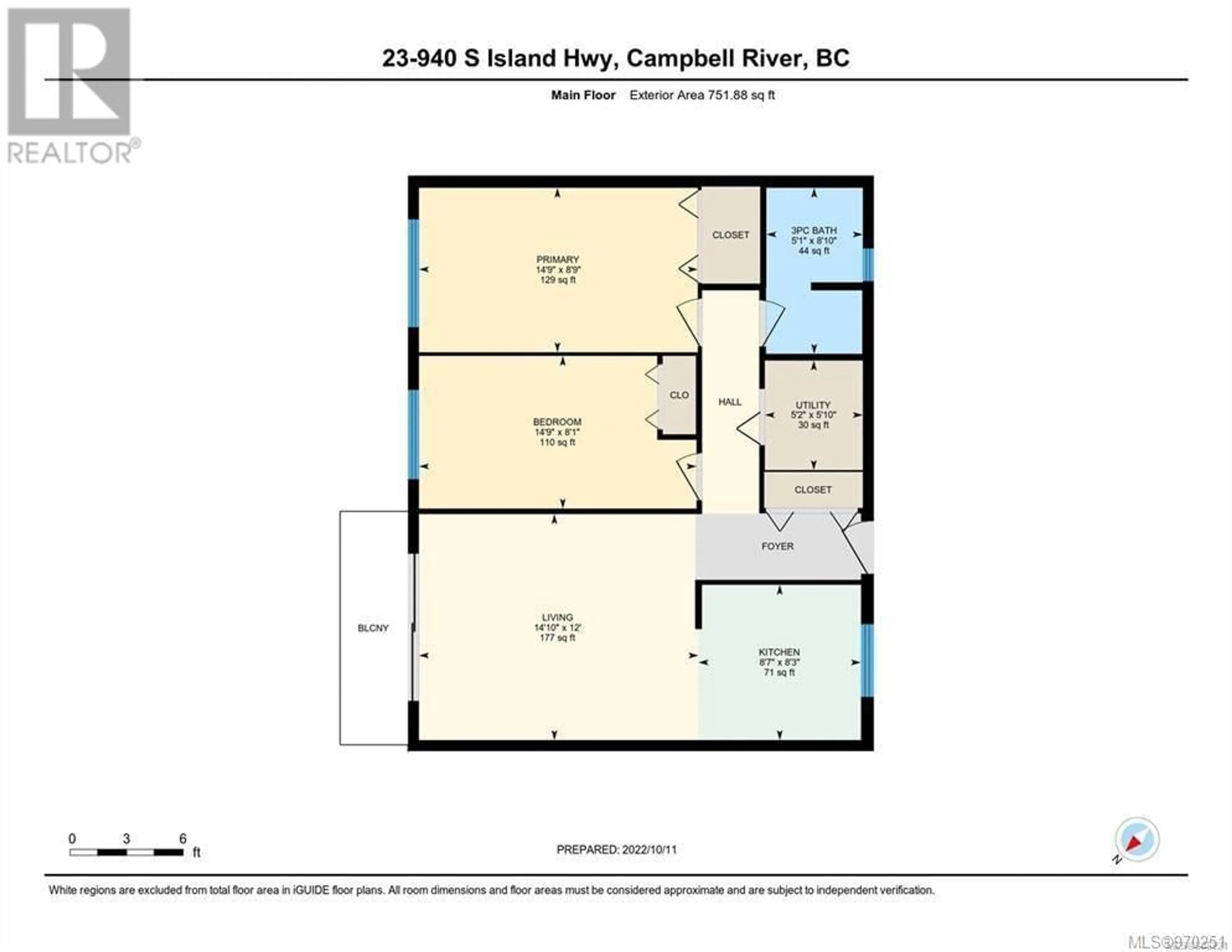 Floor plan for 23 940 Island Hwy S, Campbell River British Columbia V9W1B1