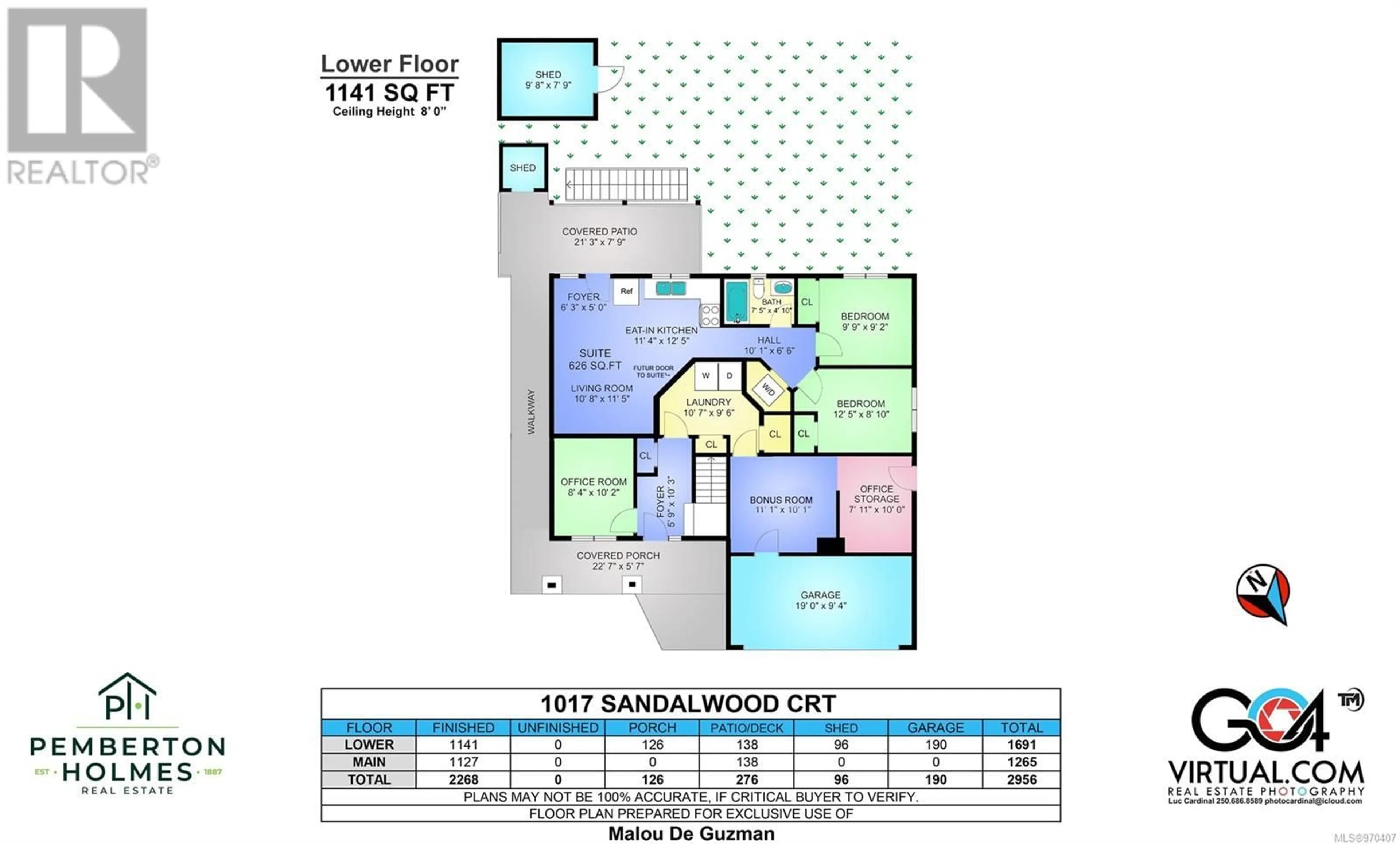 Floor plan for 1017 Sandalwood Crt, Langford British Columbia V9C0E1