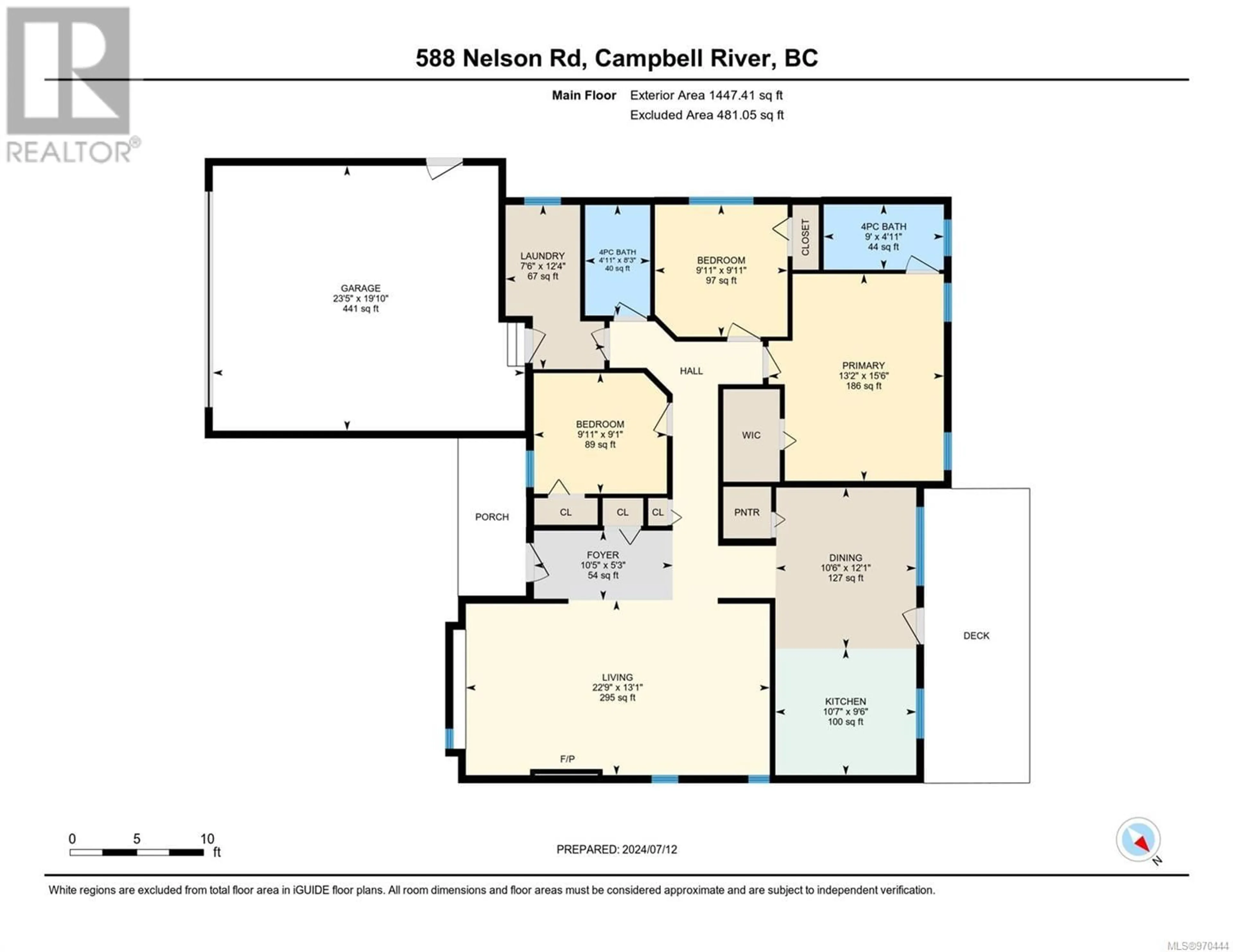 Floor plan for 588 Nelson Rd, Campbell River British Columbia V9H1V1