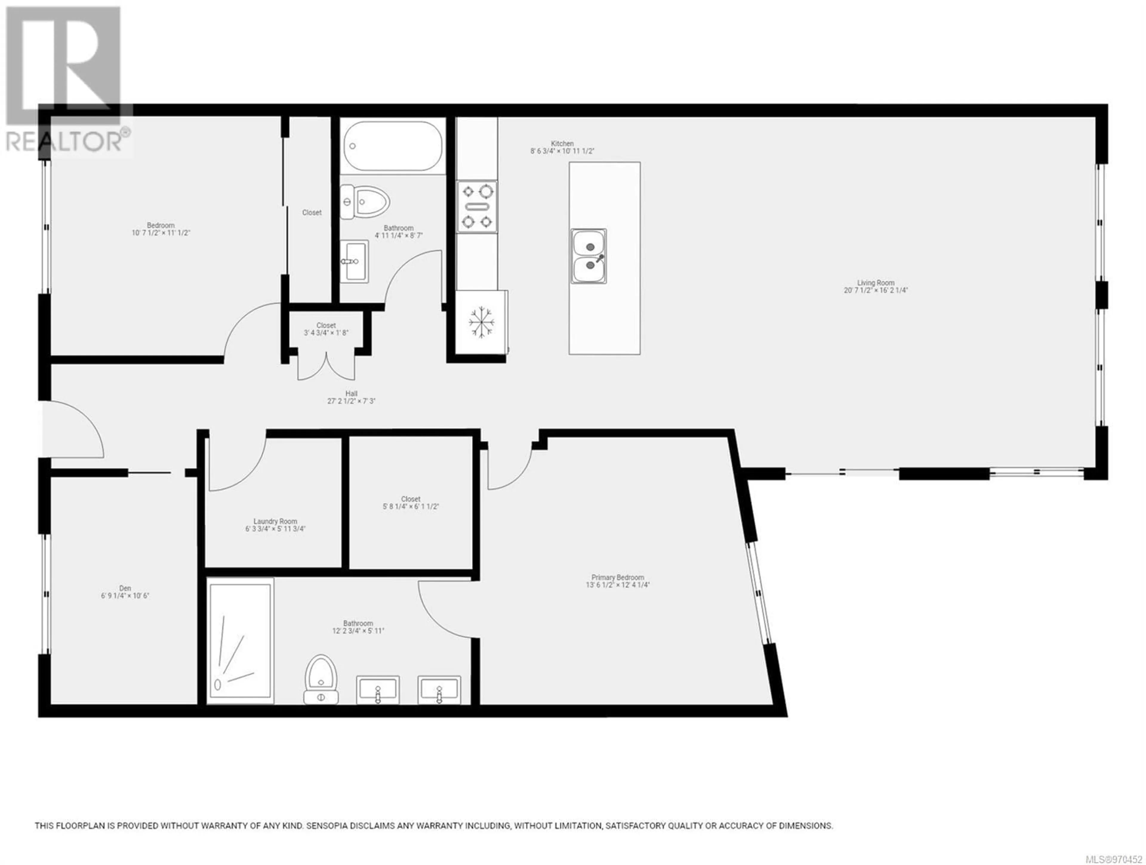 Floor plan for 204 536 Island Hwy S, Campbell River British Columbia V9W1A5