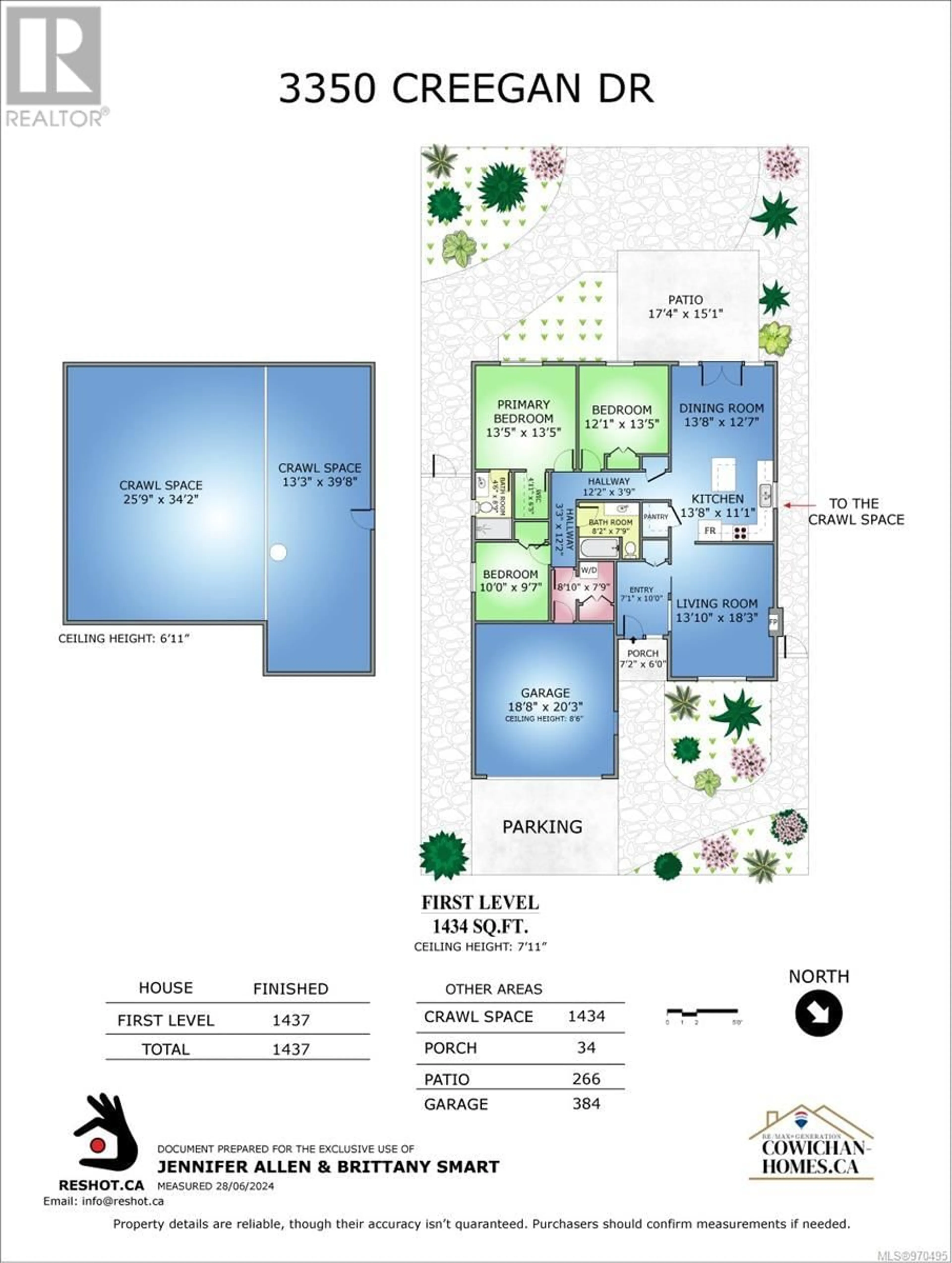 Floor plan for 3350 Creegan Dr, Chemainus British Columbia V0R1K2