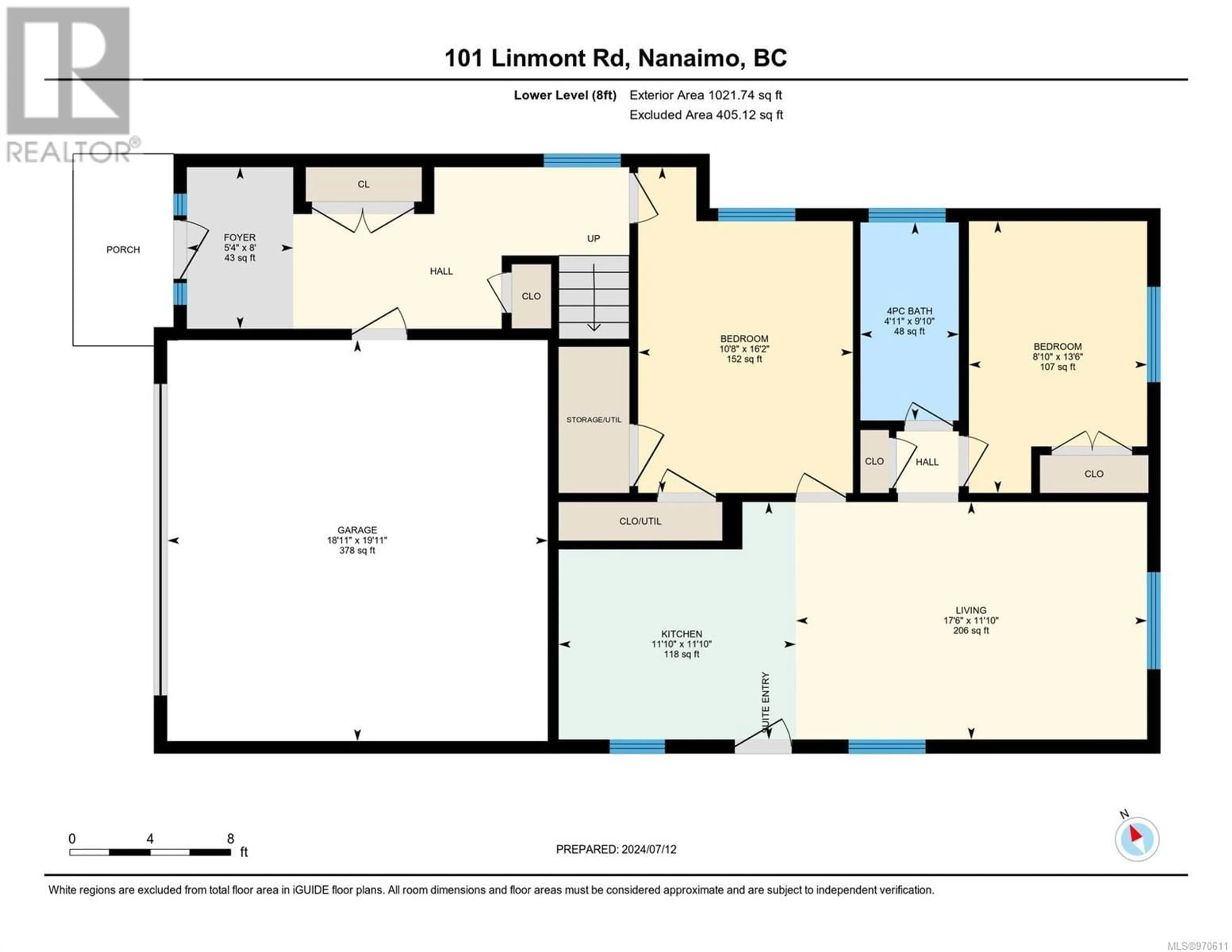 Floor plan for 101 Linmont Rd, Nanaimo British Columbia V9T0J9