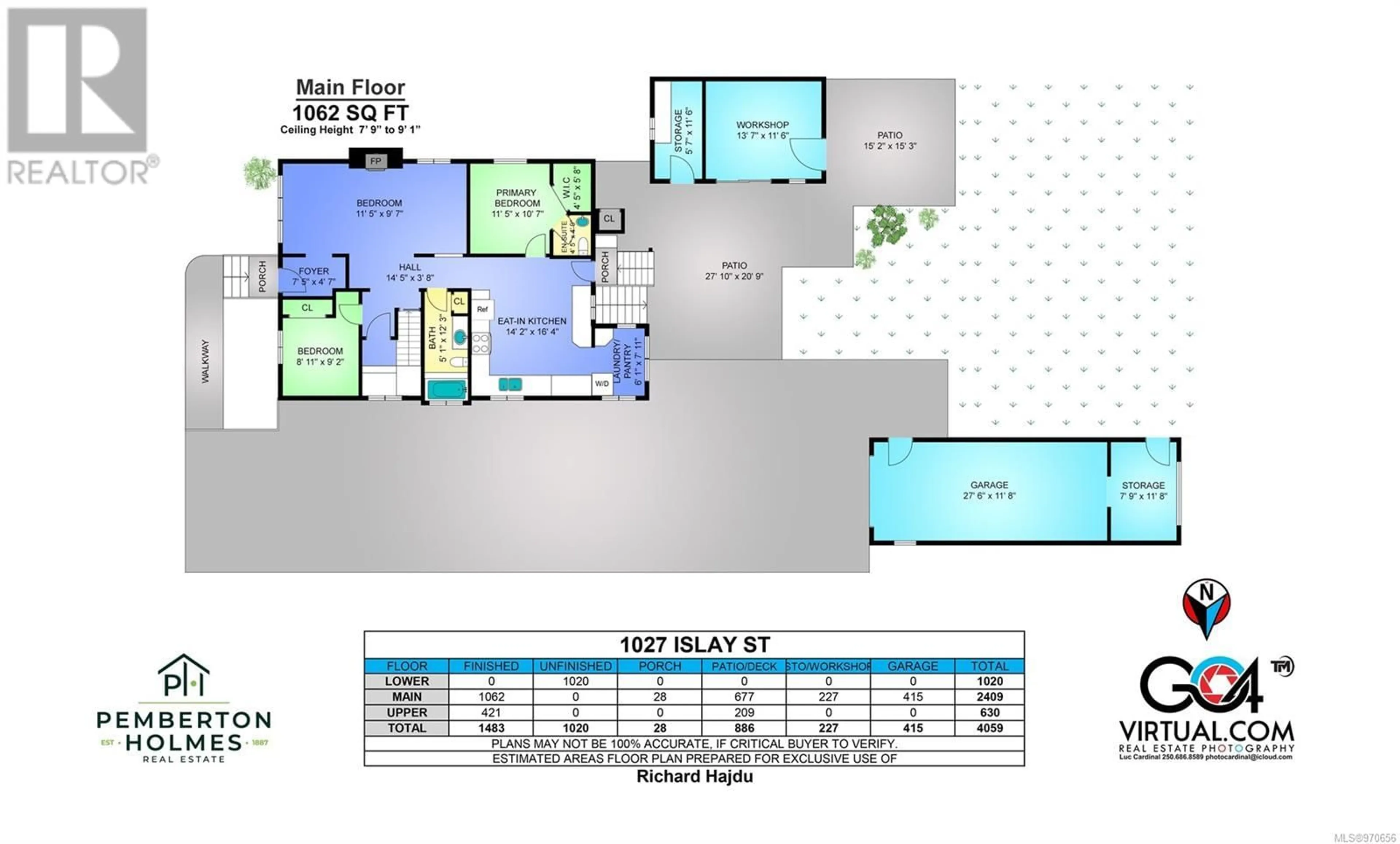 Floor plan for 1027 Islay St, Duncan British Columbia V9L2E2