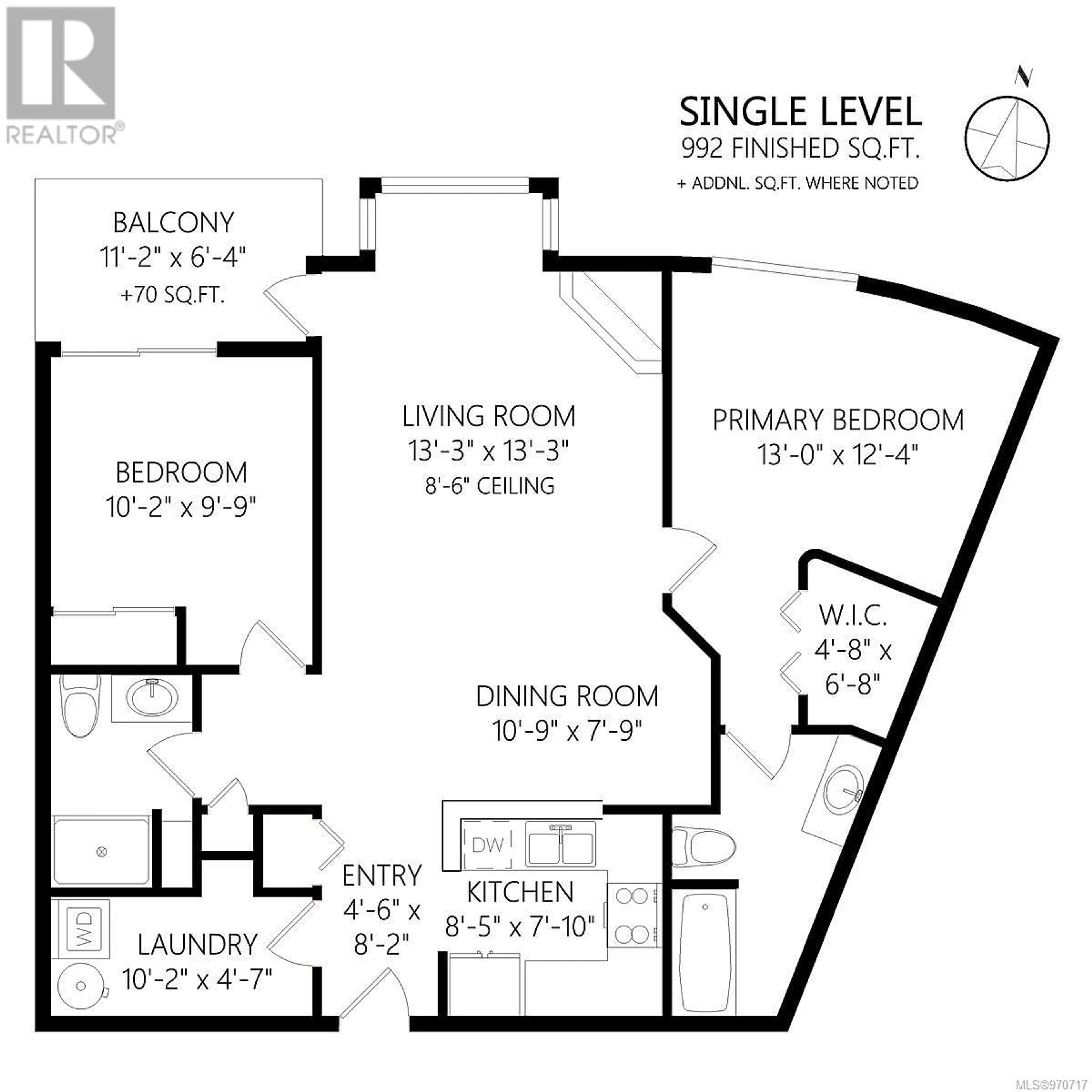 Floor plan for 202 380 Waterfront Cres, Victoria British Columbia V8T5K3