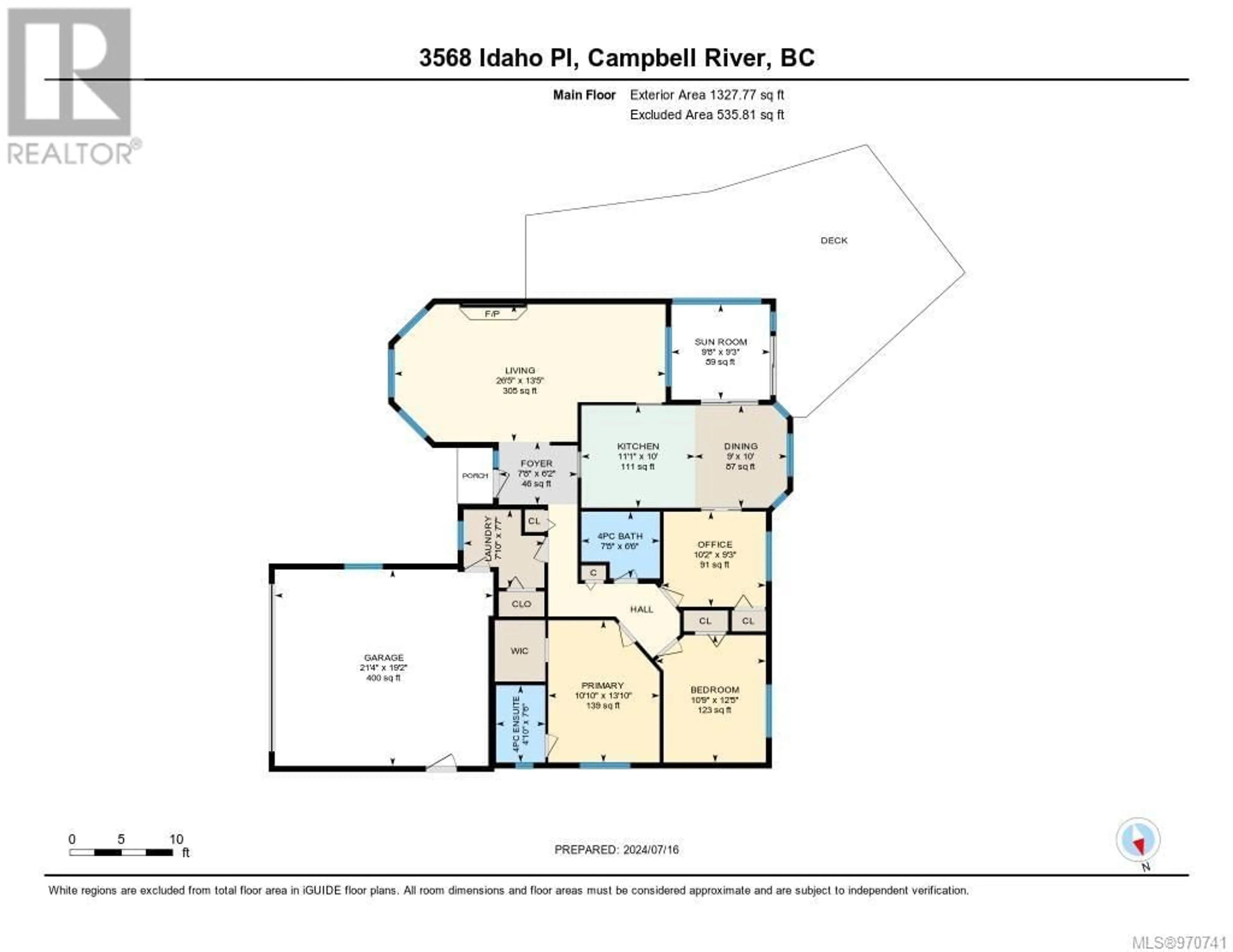 Floor plan for 3568 Idaho Pl, Campbell River British Columbia V9W7G1