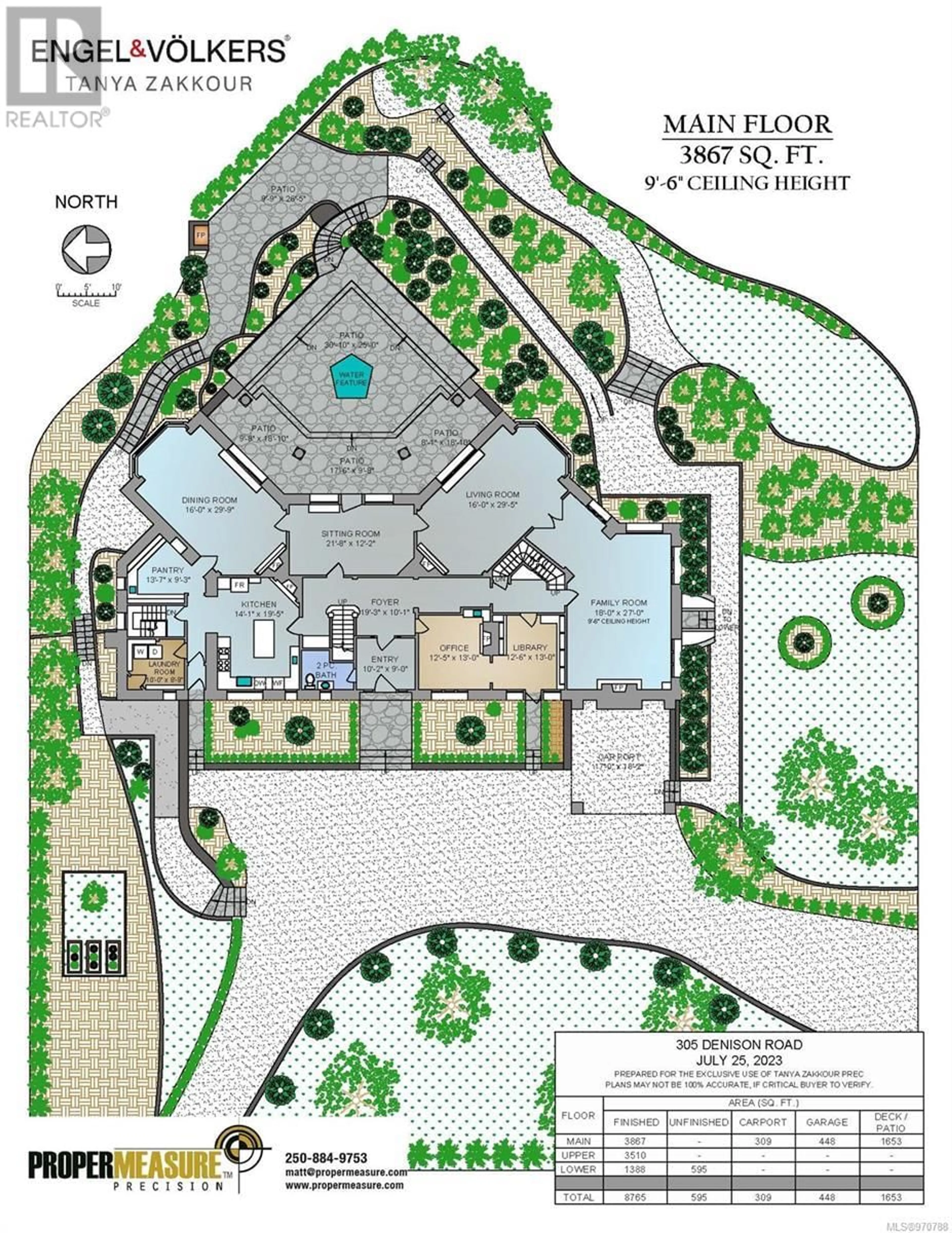 Floor plan for 305 Denison Rd, Oak Bay British Columbia V8S4K2