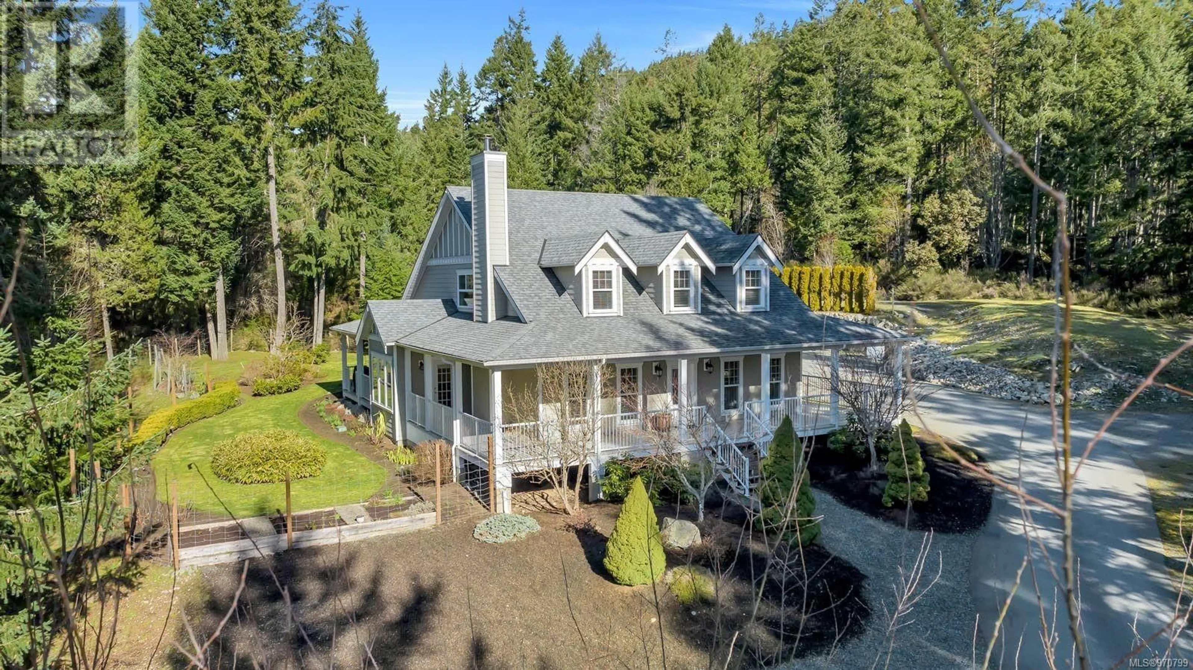 Frontside or backside of a home, cottage for 720 Ebadora Lane, Malahat British Columbia V0R2L0