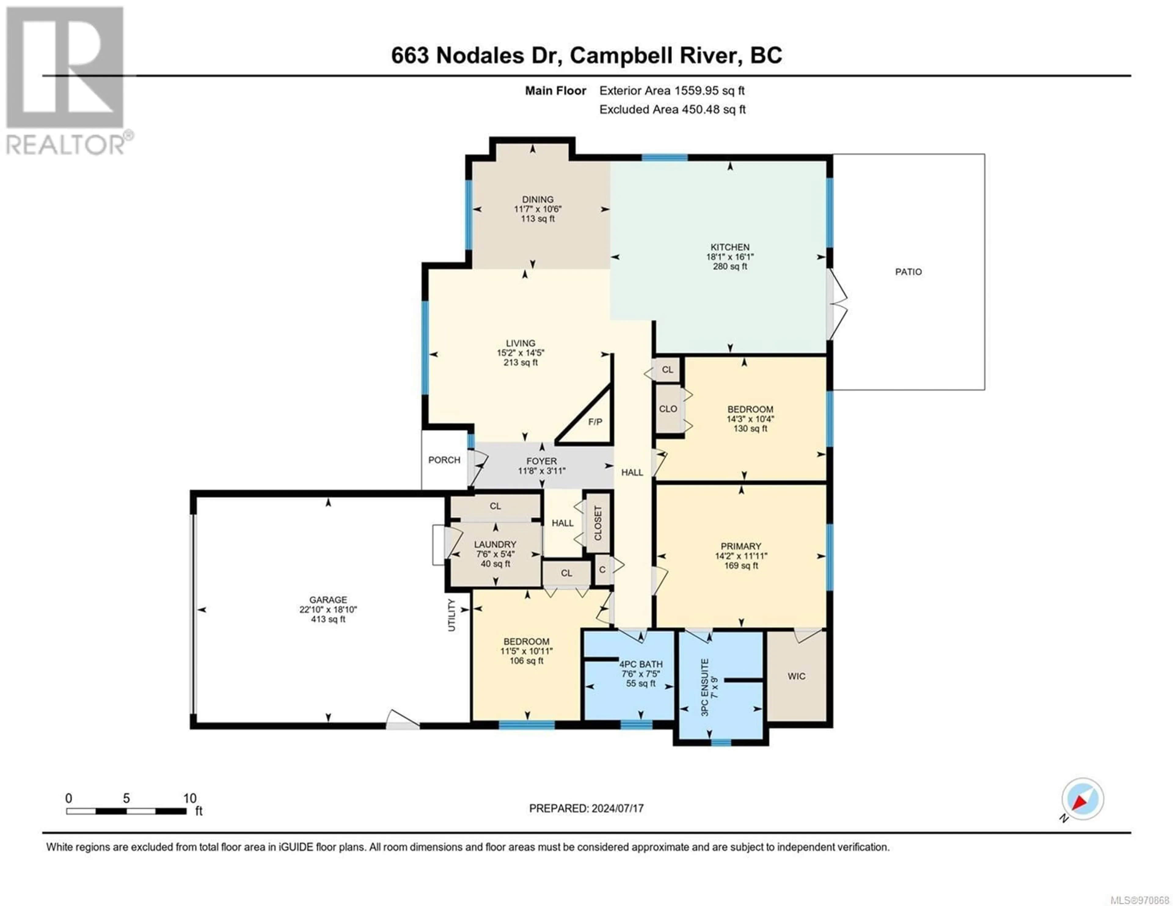 Floor plan for 663 Nodales Dr, Campbell River British Columbia V9H0A6